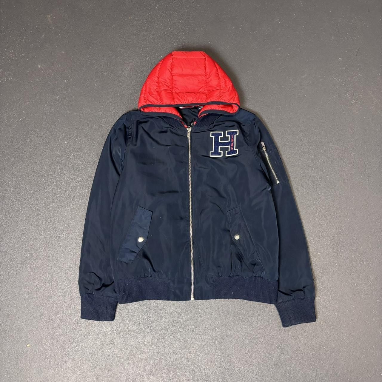 Japanese Brand × Tommy Hilfiger × Vintage Vintage y2k 90s Tommy Hilfiger hooded jacket Size US M / EU 48-50 / 2 - 1 Thumbnail