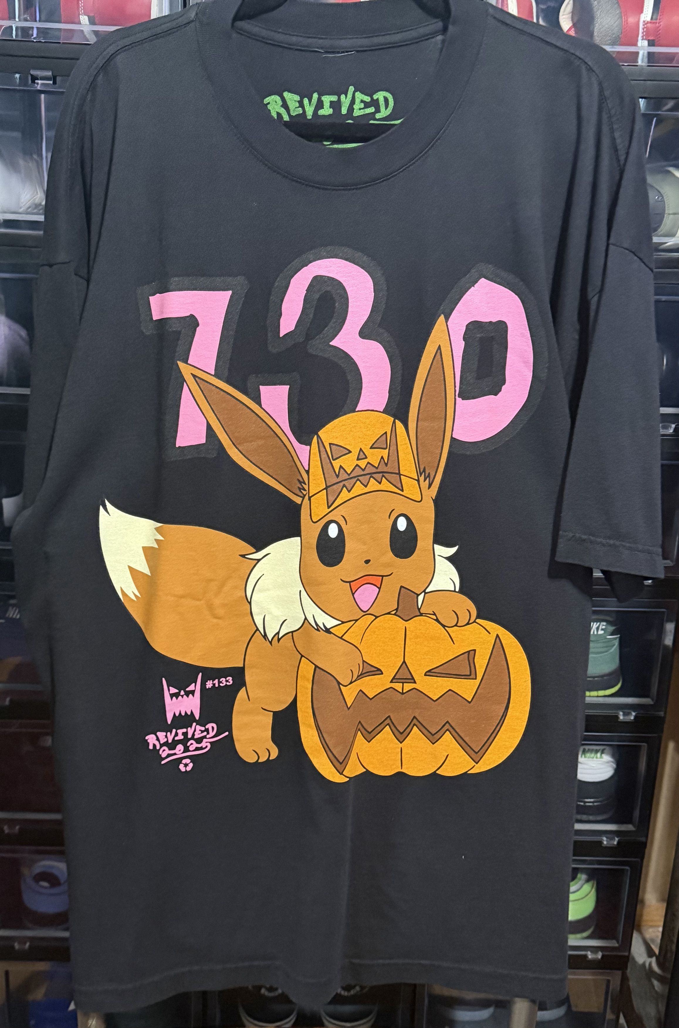 Asspizza Asspizza Revived Halloween Eevee Pokémon T Shirt Size US XXL / EU 58 / 5 - 1 Thumbnail