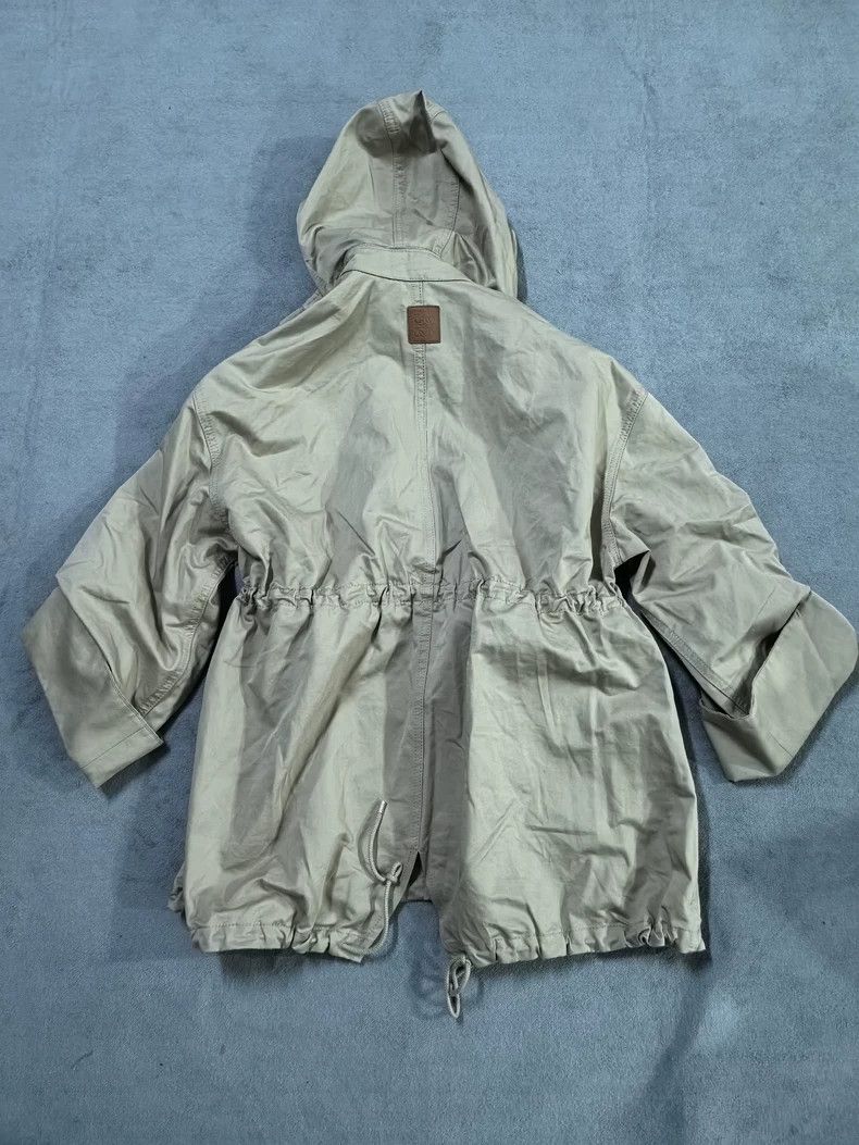 Loewe Loewe A cotton and linen overcoat with a hooded pike coat Size 4XL / US 24-26 - 5 Thumbnail