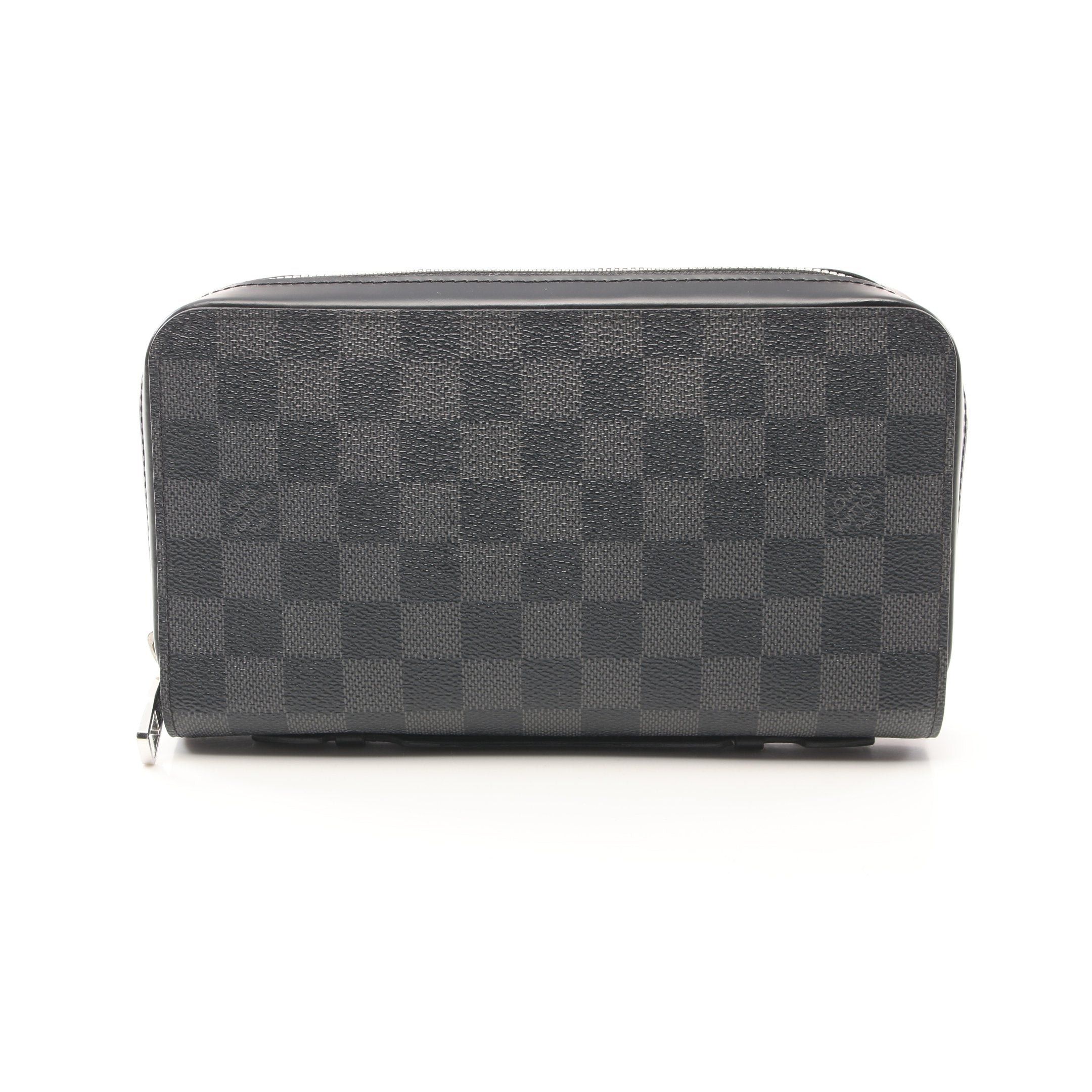 Louis Vuitton Louis Vuitton Zippy Xl Damier Graphite Travel Case Round Zipper Long Wallet Leather Black Size ONE SIZE - 1 Thumbnail