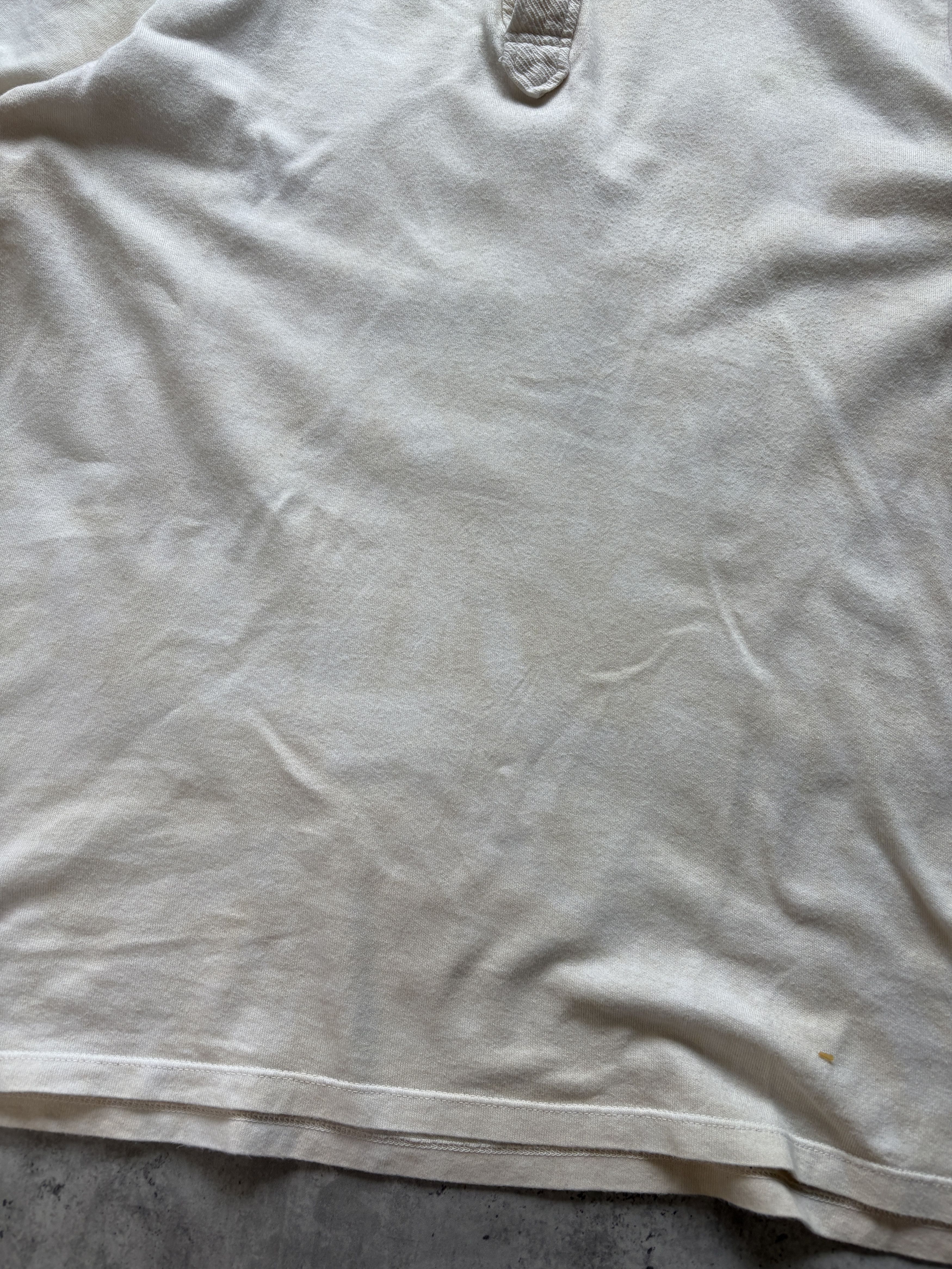 Yohji Yamamoto Archive Yohji Yamamoto AAR Off White Tie Dye Polo Size US M / EU 48-50 / 2 - 9 Thumbnail