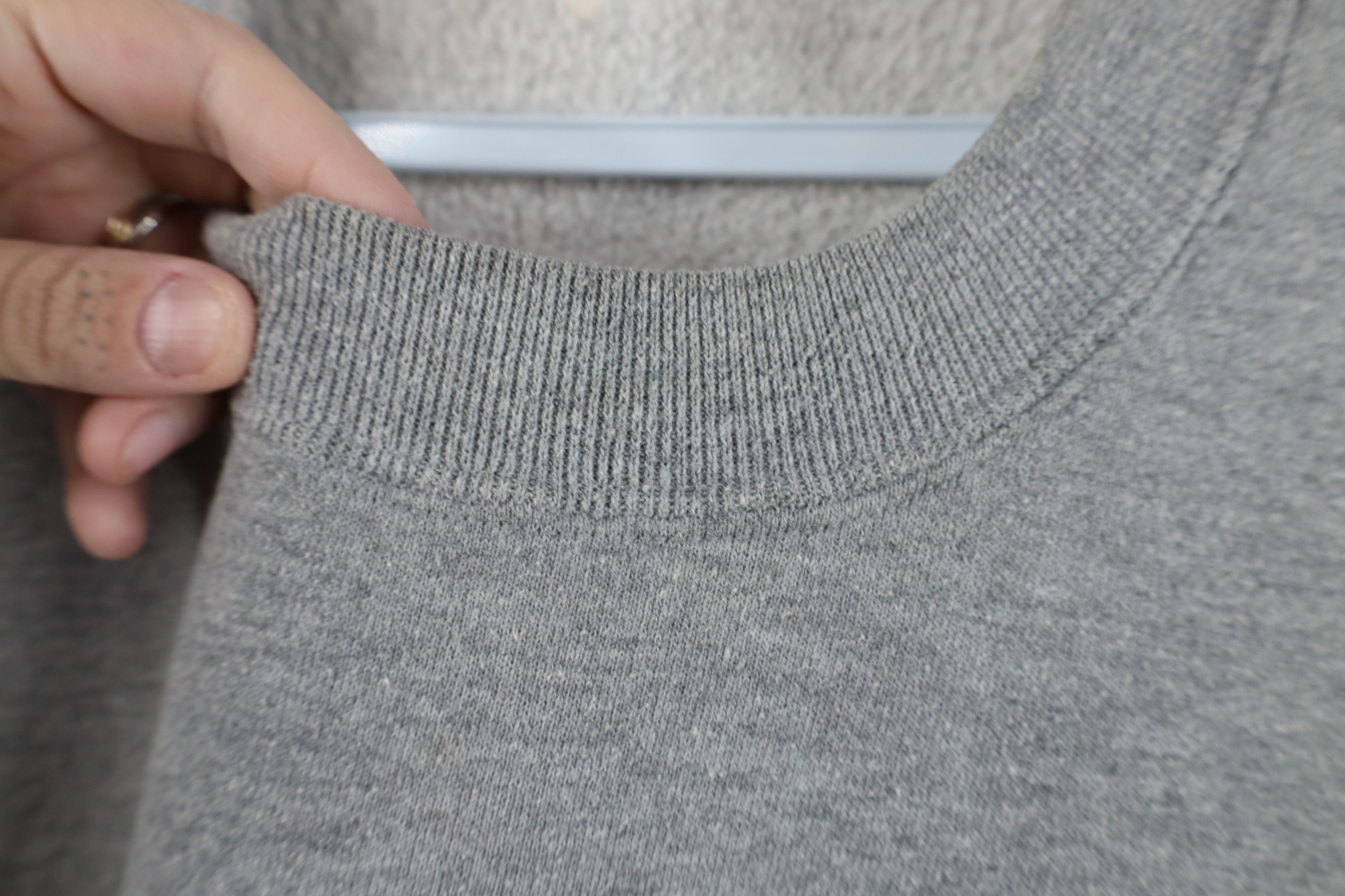 Vintage Vintage 90s Streetwear Blank Heavy Crewneck Sweatshirt Gray Size US XXL / EU 58 / 5 - 5 Thumbnail