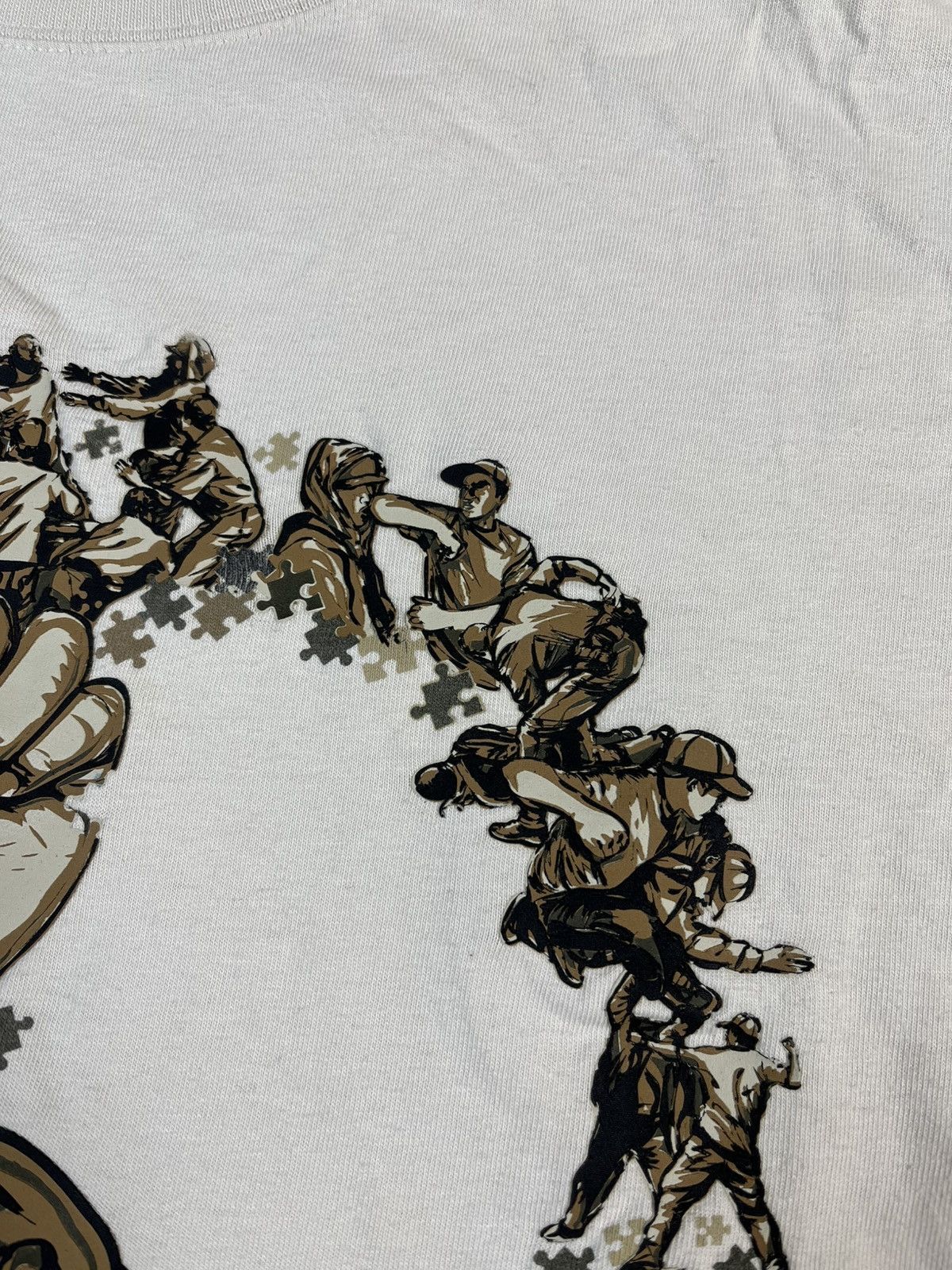 Ecko Unltd. Ecko Unltd War and Piece Jigsaw Graphic Puzzle Blk Y2K Size US L / EU 52-54 / 3 - 12 Thumbnail