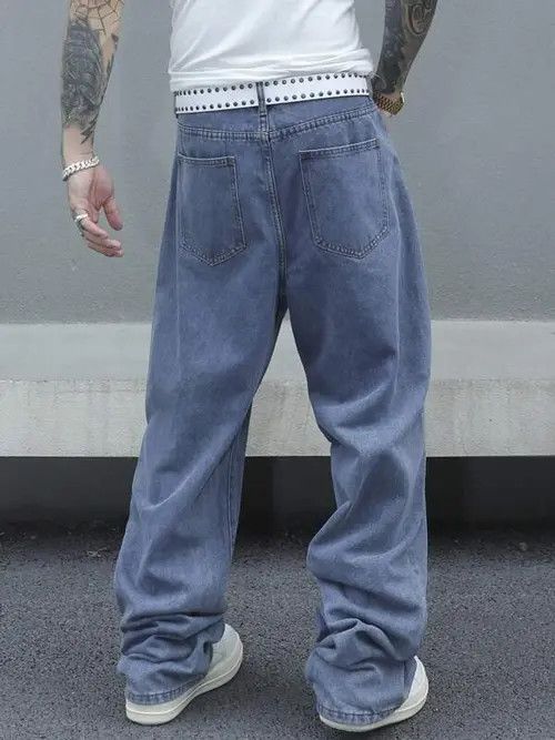 Jean × Vintage Baggy skate Y2K Street denim pants jeans Size US 36 / EU 52 - 4 Thumbnail