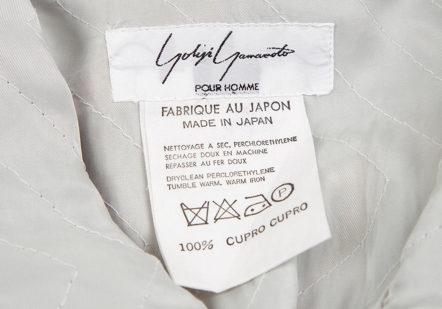 Yohji Yamamoto Yohji Yamamoto Silver Zigzag Stitch Long Shirt Size US M / EU 48-50 / 2 - 20 Thumbnail