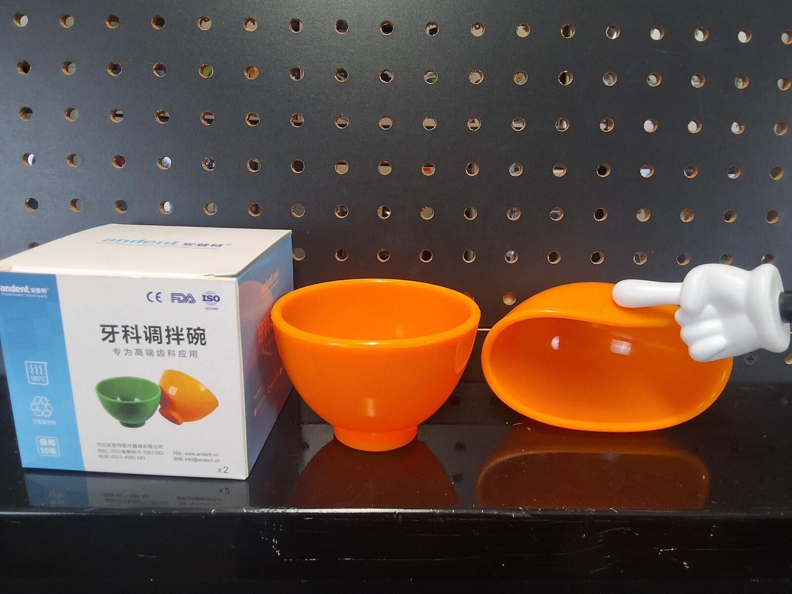 Other Durable Dental Rubber Mixing Bowls - Orange Set Size ONE SIZE - 4 Thumbnail