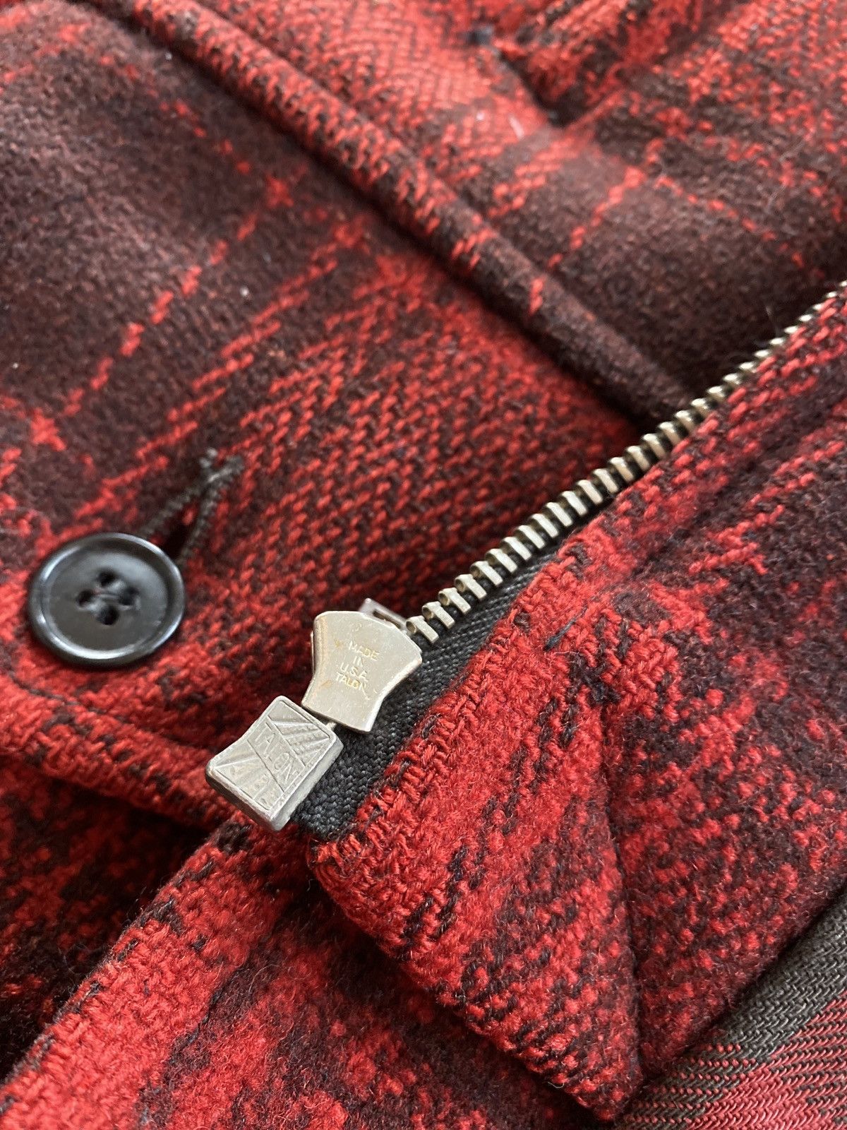 Vintage 1930s buffalo plaid hunting jacket L Size US L / EU 52-54 / 3 - 13 Thumbnail