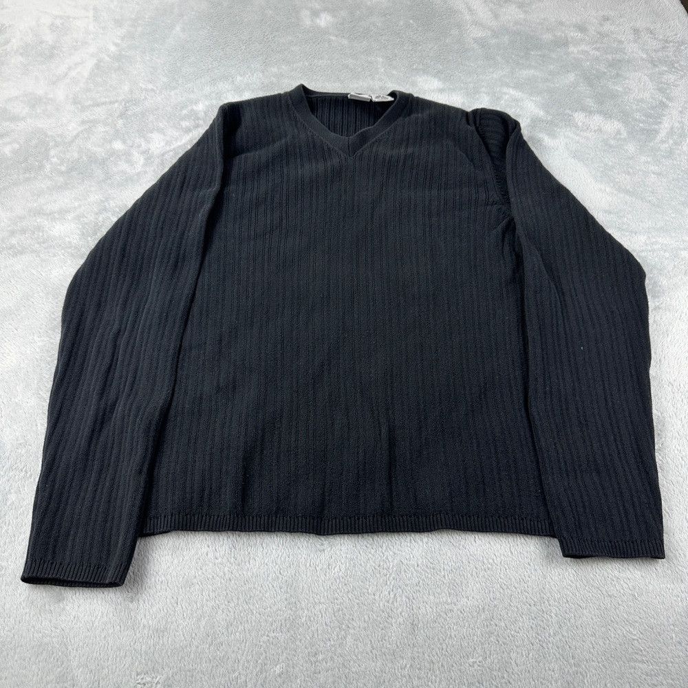 Armani Exchange Armani Exchange Black Cotton Sweater Men’s Size L Size US L / EU 52-54 / 3 - 3 Thumbnail