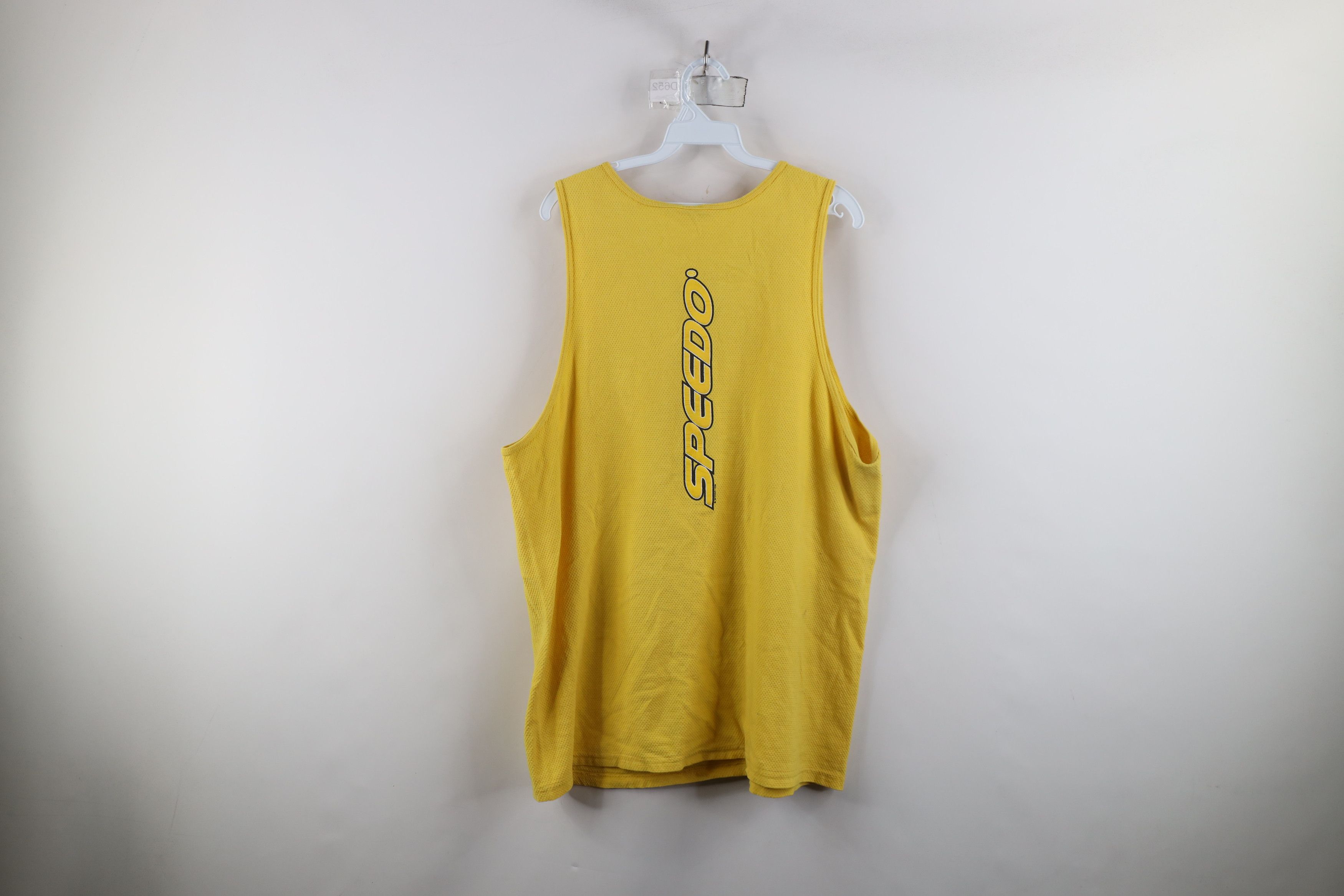 Speedo × Vintage Vintage 90s Speedo Spell Thermal Knit Tank Top T-Shirt USA Size US XL / EU 56 / 4 - 13 Thumbnail