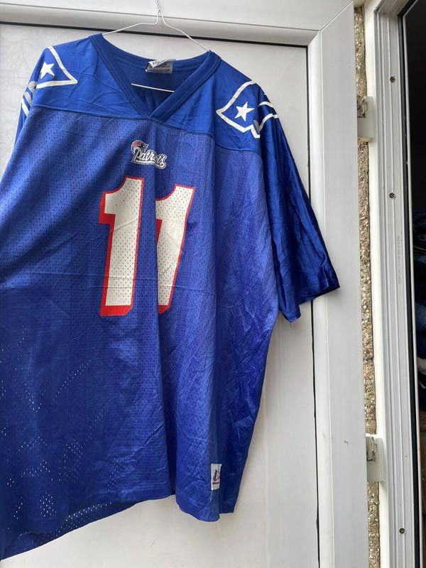 NFL New england patriot drew bledsoe#11 football jersey xxl Size ONE SIZE - 3 Thumbnail