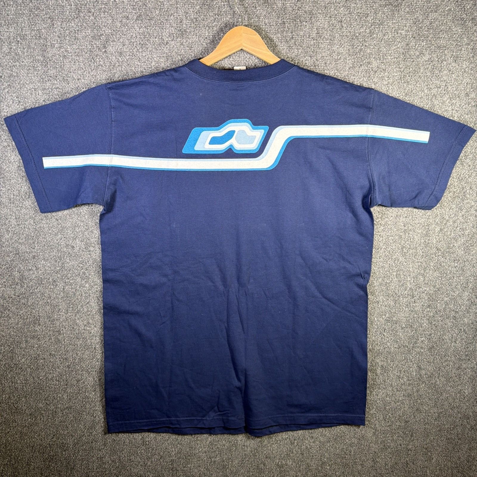 Lugz Vintage Skate Shirt Mens XL Navy 90s Lugz Box Logo Surf Rare Size US XL / EU 56 / 4 - 6 Thumbnail