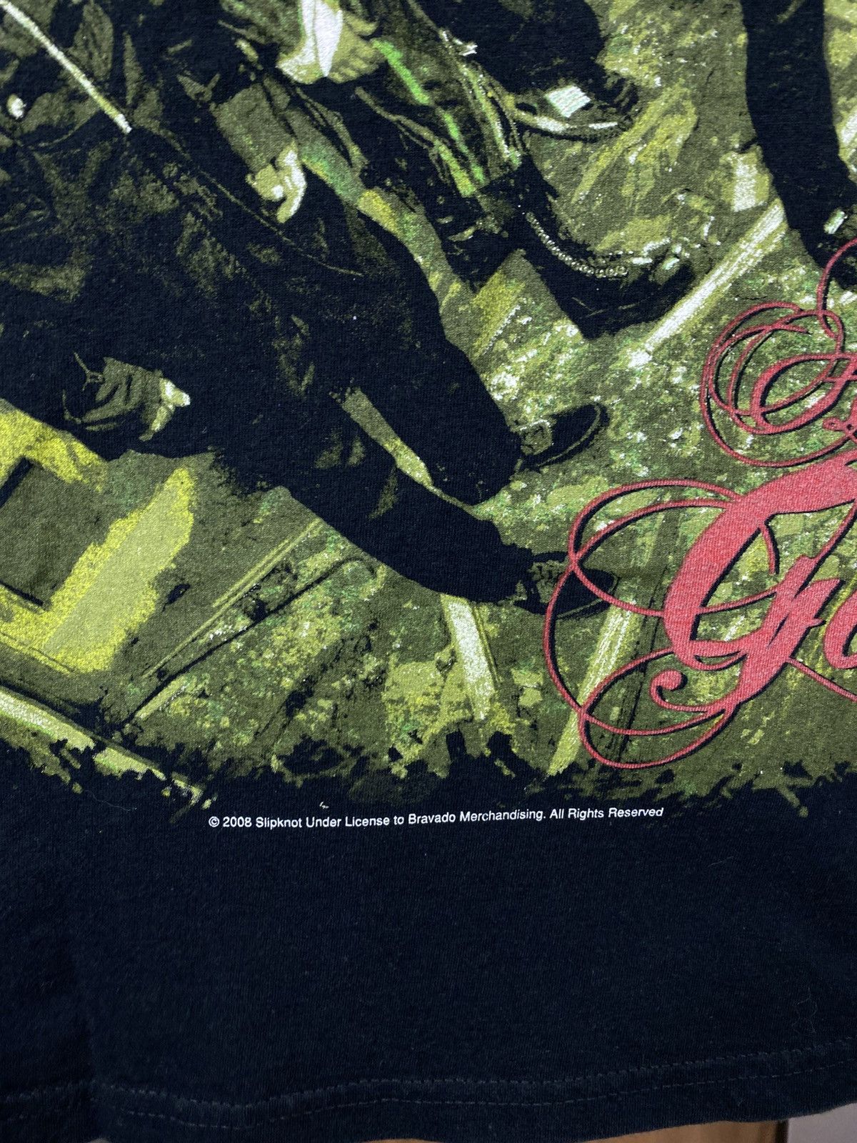 Slipknot 🎸Vintage 2008 T-Shirt Slipknot All Hope Overprint Tour Tee🎸 Size US M / EU 48-50 / 2 - 8 Thumbnail