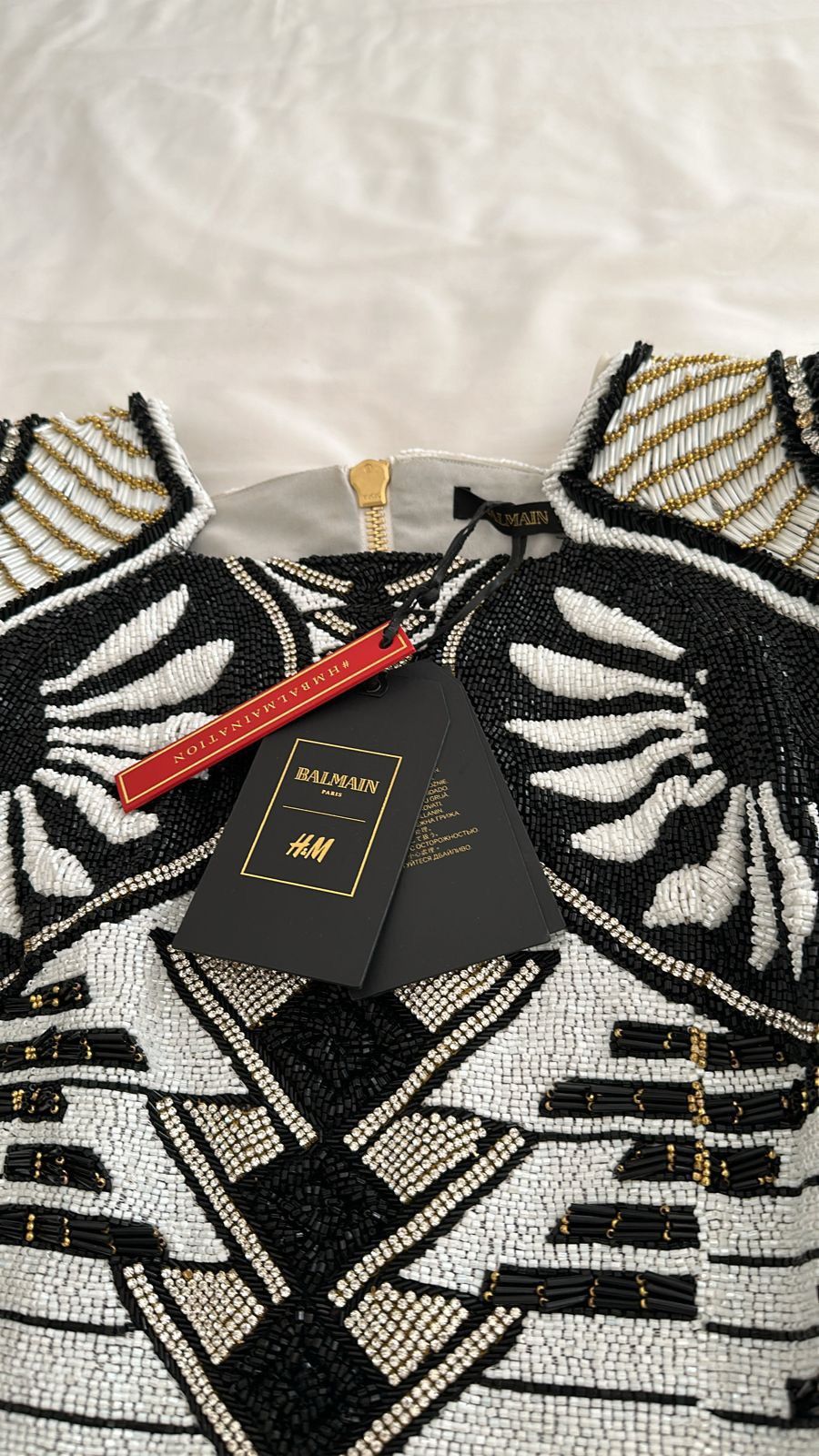 Balmain Balmain 1/1 Embroided Dress in Medium Size M / US 6-8 / IT 42-44 - 2 Thumbnail