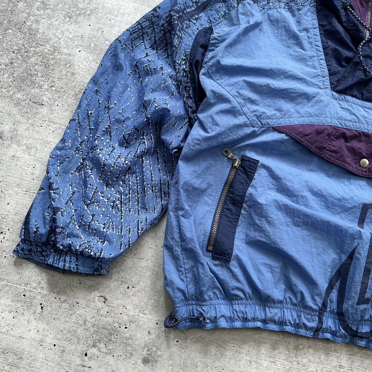 Vintage 90s Nike 1/4 Zip Hooded Windbreaker Jacket Anorak