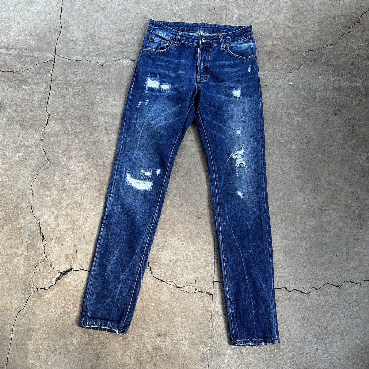Dsquared2 Vintage Dsquared2 2016 Luxury Denim Jeans Made In Italy Size US 29 - 3 Thumbnail