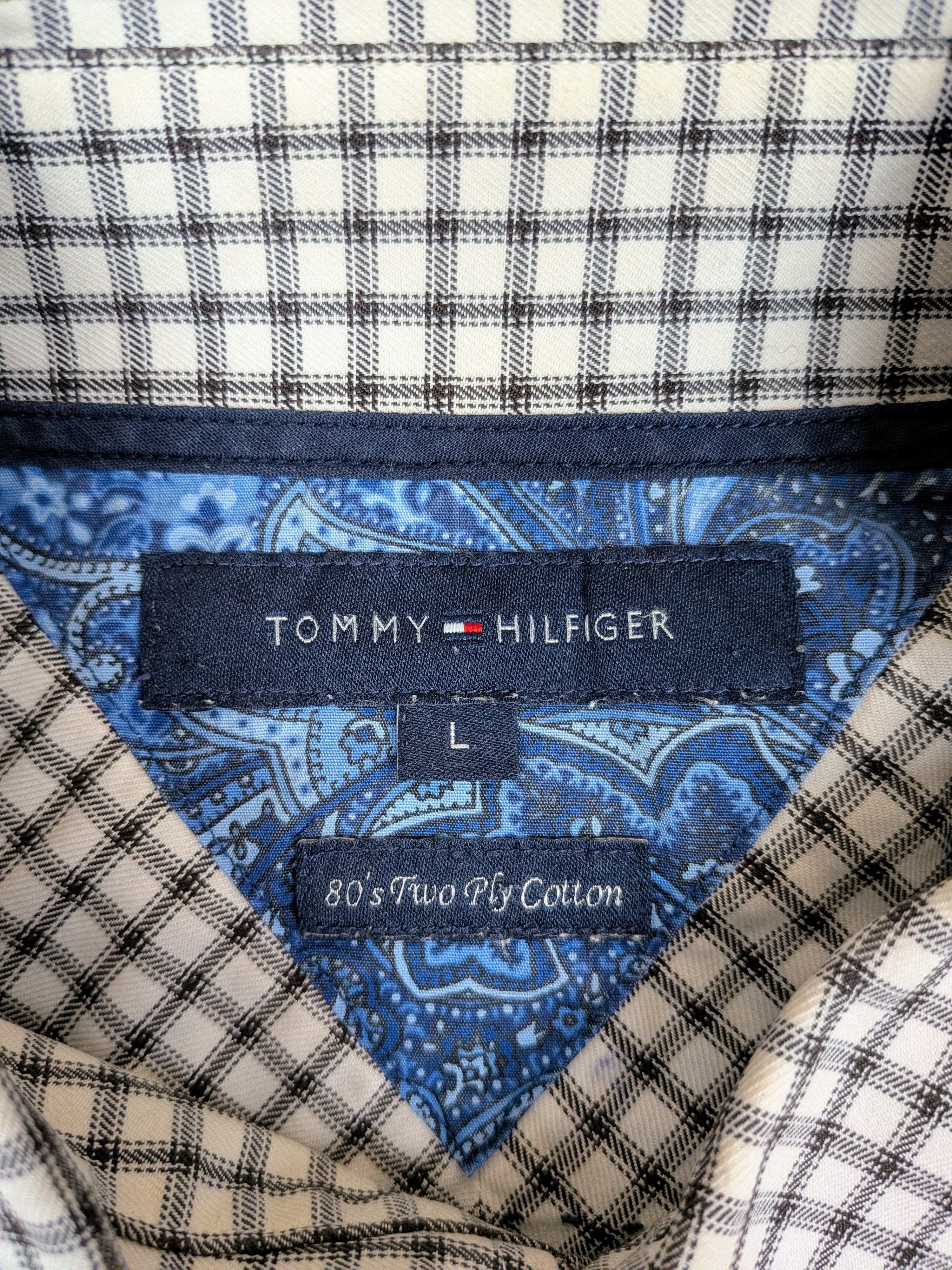 Tommy Hilfiger Tommy Hilfiger Vintage Y2K Checkered Shirt Size L/XL Size US L / EU 52-54 / 3 - 9 Thumbnail