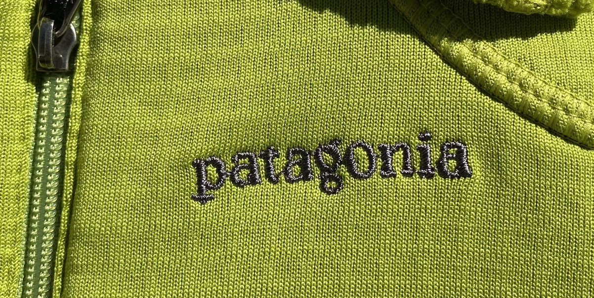 Patagonia Patagonia R1 Regulator Lime Green Waffle Grid Fleece Jacket Size US L / EU 52-54 / 3 - 5 Thumbnail