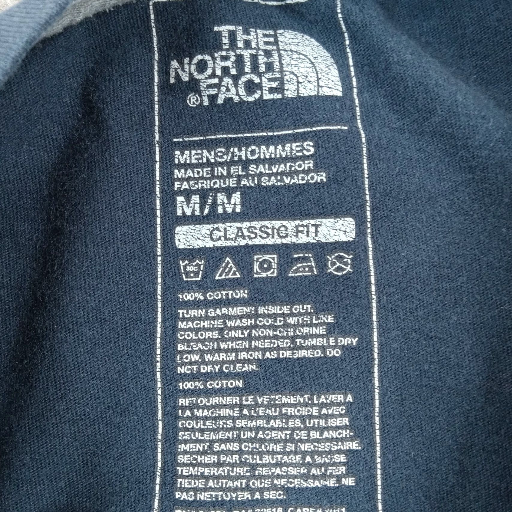 The North Face The North Face Long Sleeve Crew Neck Logo T-Shirt Mens Medium Blue Size US M / EU 48-50 / 2 - 5 Thumbnail