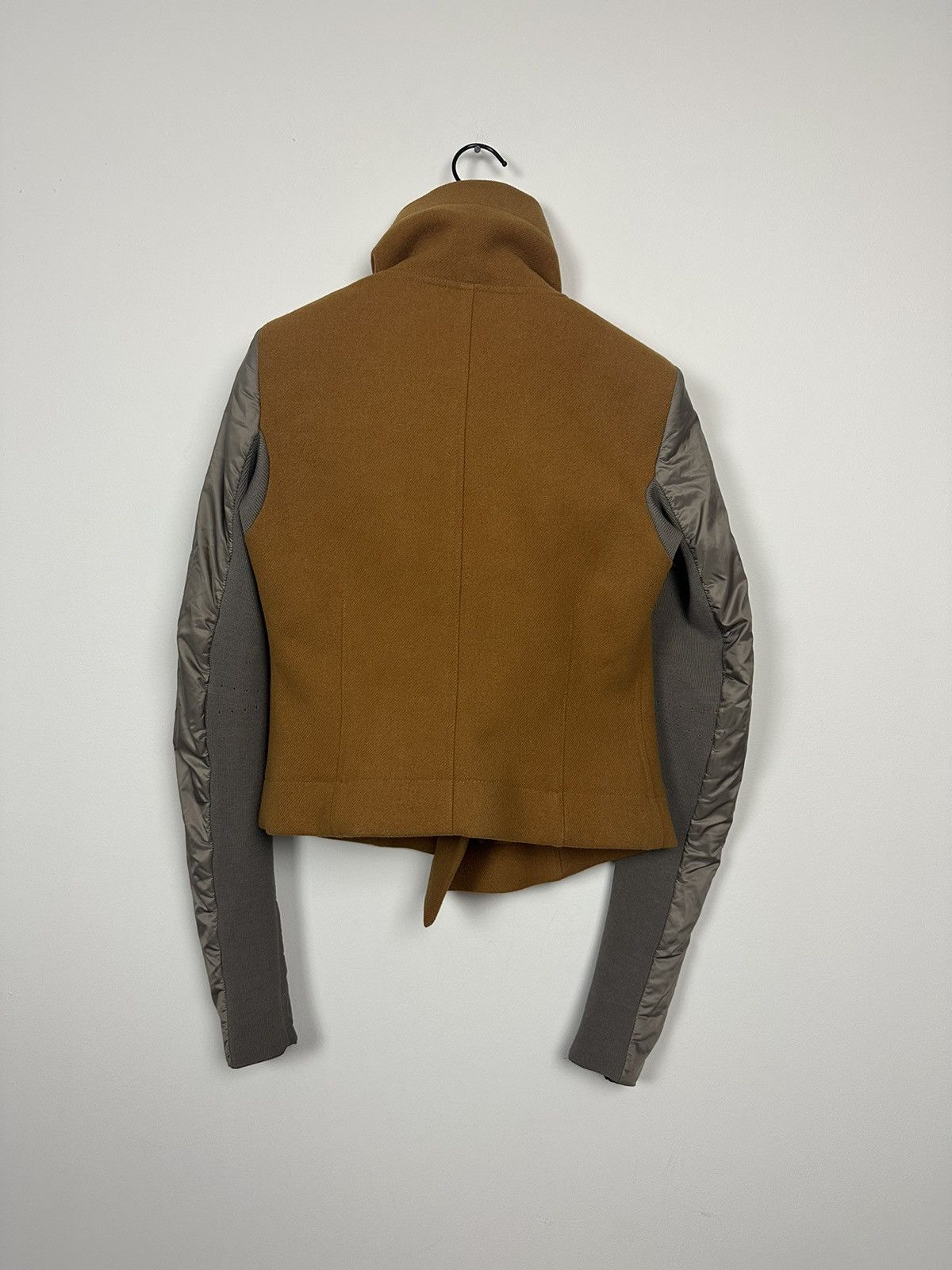 Rick Owens FW17 ‘GLITTER’ Wool Puffed Sleeve Biker Jacket Size US S / EU 44-46 / 1 - 8 Thumbnail