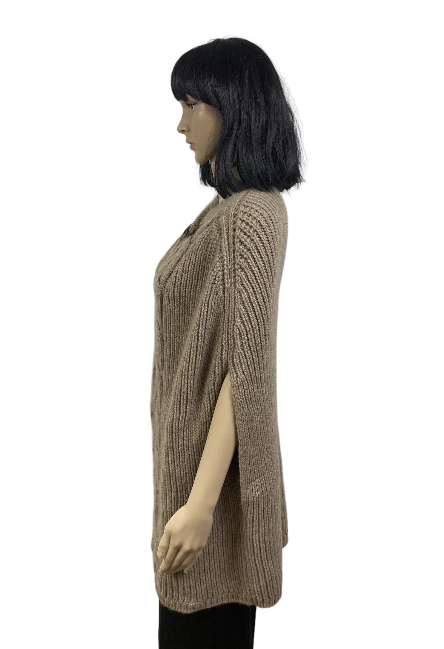 Designer fogal poncho jacket 100% cashmere size M Size M / US 6-8 / IT 42-44 - 6 Thumbnail