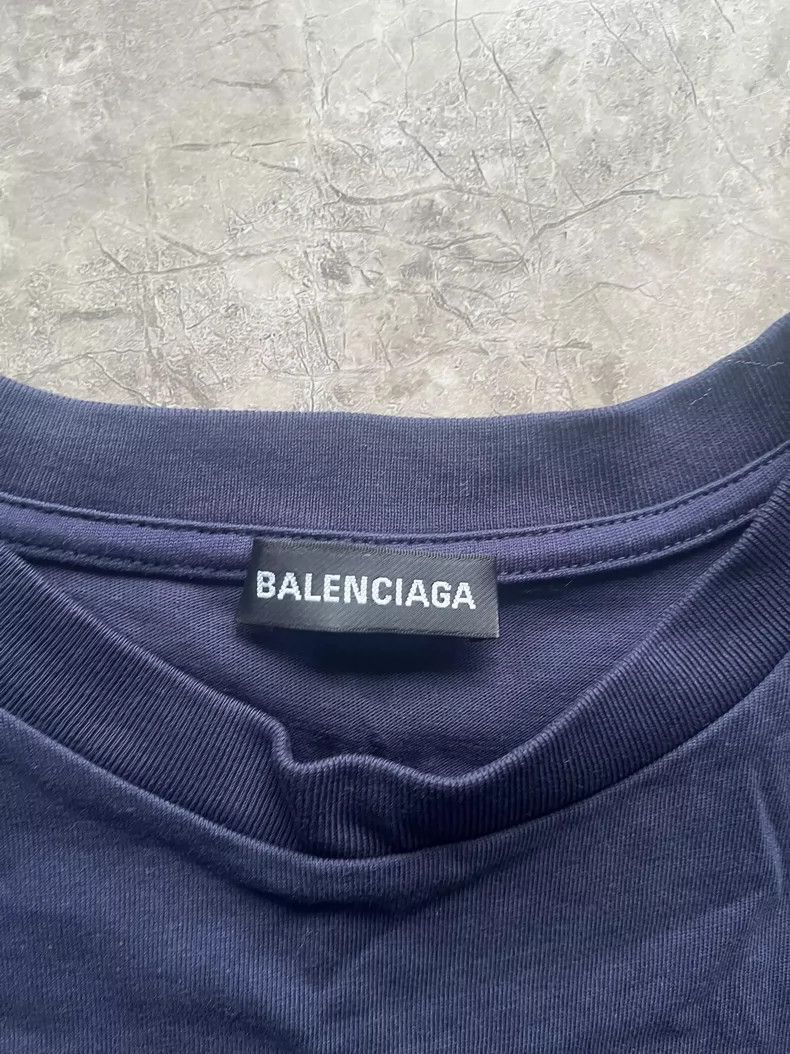 Balenciaga Balenciaga Crown wheat-ear embroidered letter LOGO loose sh Size US M / EU 48-50 / 2 - 3 Thumbnail