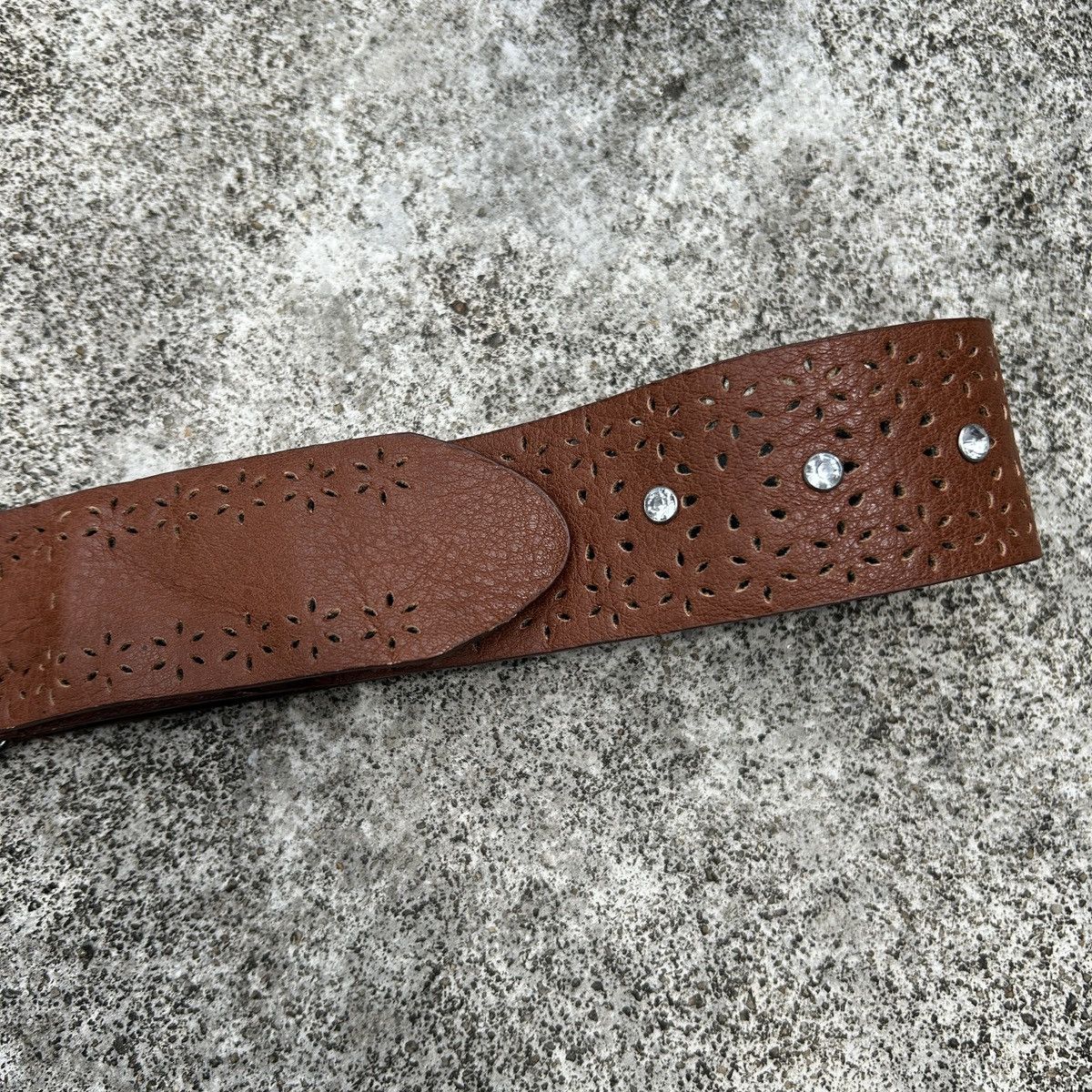 Vintage Vintage studded leather belt (Kapital Style) Size ONE SIZE - 5 Thumbnail