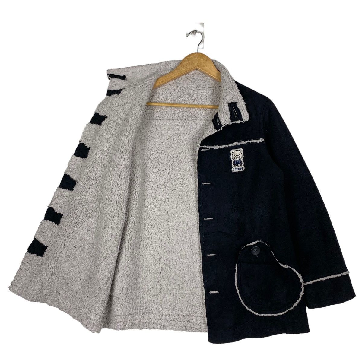 Japanese Brand DRUG STORE JAPANASE SHERPA LINING BUTTON JACKET Size US M / EU 48-50 / 2 - 9 Thumbnail
