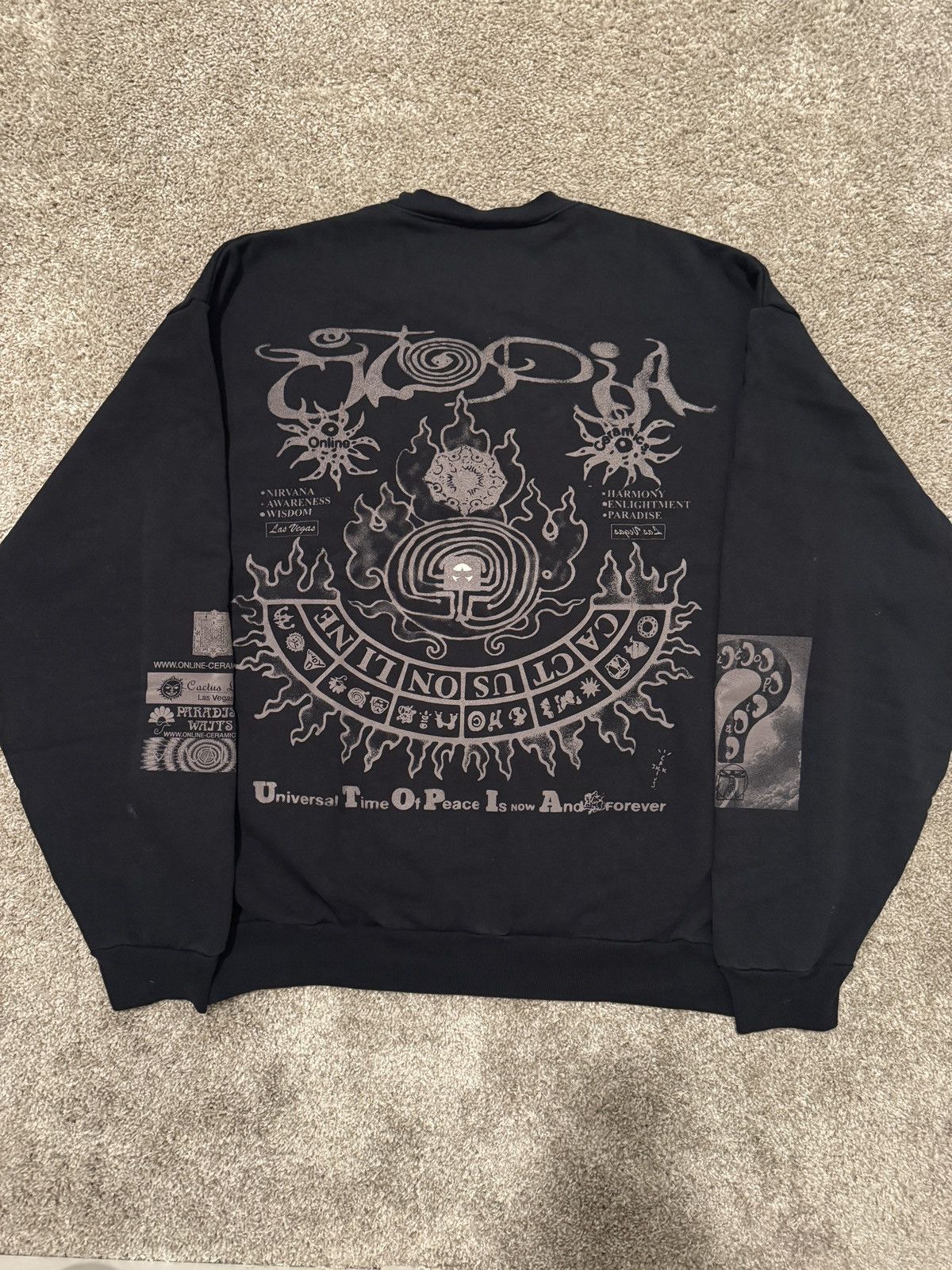 Online Ceramics × Travis Scott Travis Scott x Online Ceramics Utopia Hoodie Size US L / EU 52-54 / 3 - 5 Thumbnail