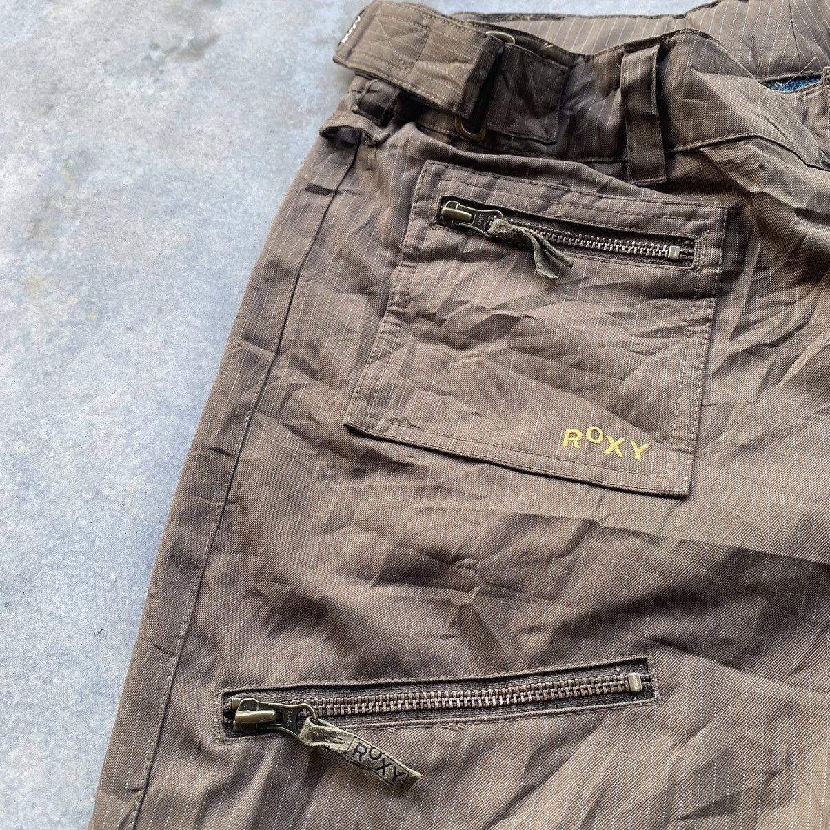 Beauty Beast × Quiksilver × Vintage Roxy Snow Bondage Multi Zip Pocket Ski Pants Size US 36 / EU 52 - 11 Thumbnail