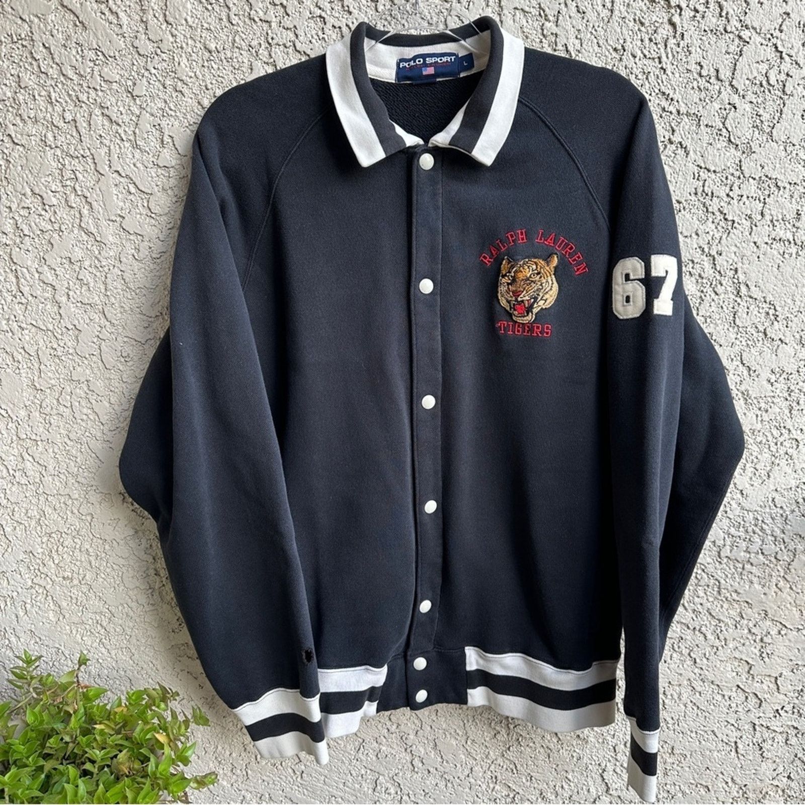 Polo Ralph Lauren Vintage RALPH LAUREN POLO Sport Varsity Jacket RL 90s Patch Size US L / EU 52-54 / 3 - 1 Thumbnail