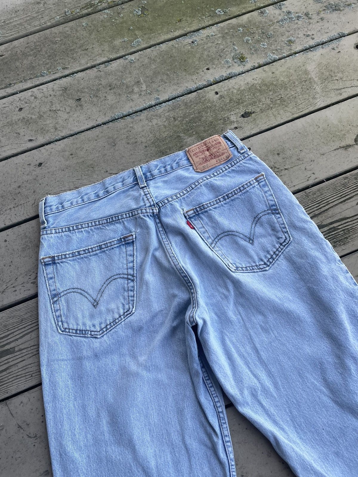 Levi's × Levi's Vintage Clothing × Vintage Vintage Levi’s 550 Denim Jeans Size US 34 / EU 50 - 3 Thumbnail