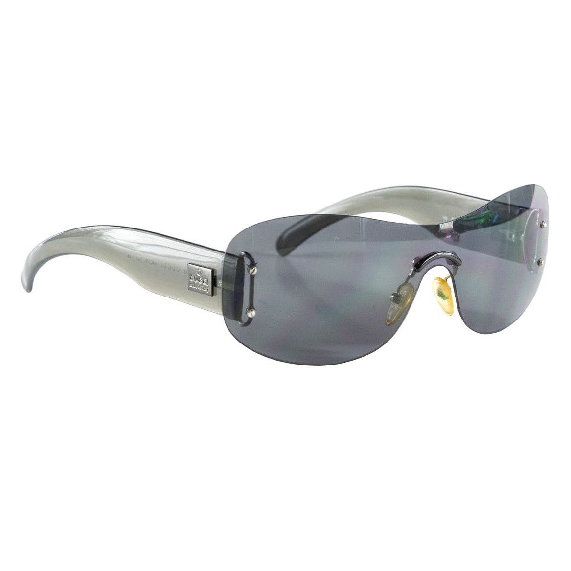 image of Gucci Tom Ford Era Shield Sunglasses in Black, Women's