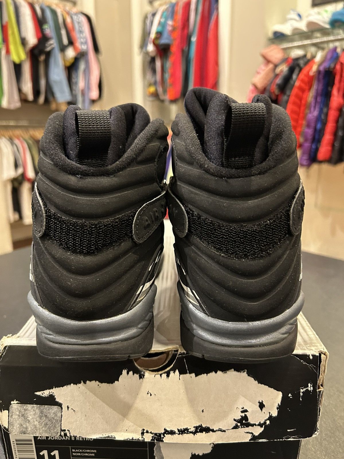 Jordan Brand Jordan 8 Retro ‘Chrome’ Size US 11 / EU 44 - 3 Thumbnail