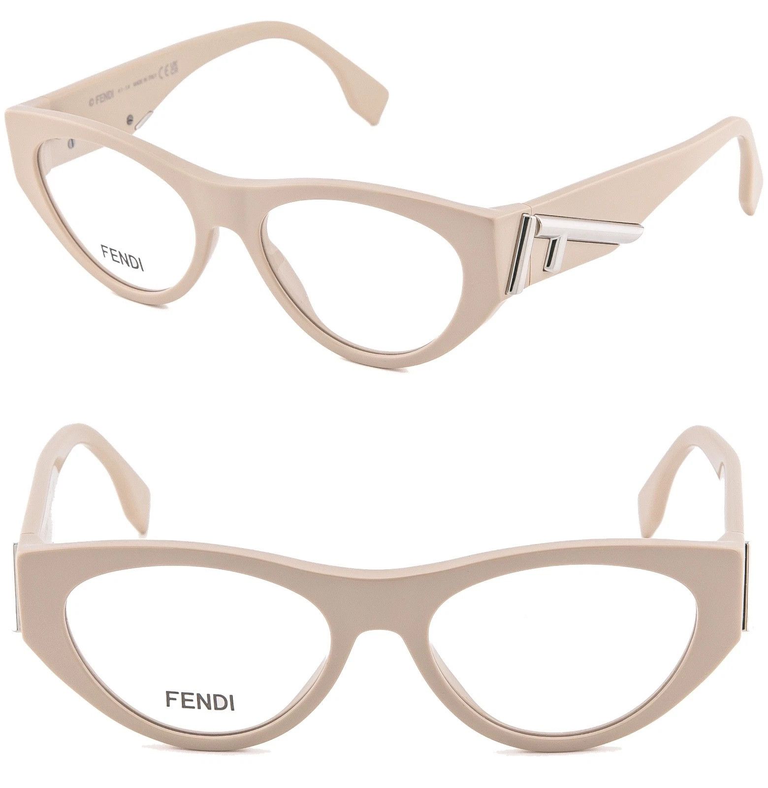 Fendi FENDI FIRST Diagonal LOGO 50092 057 Eyeglasses FE50092I Size ONE SIZE - 1 Thumbnail
