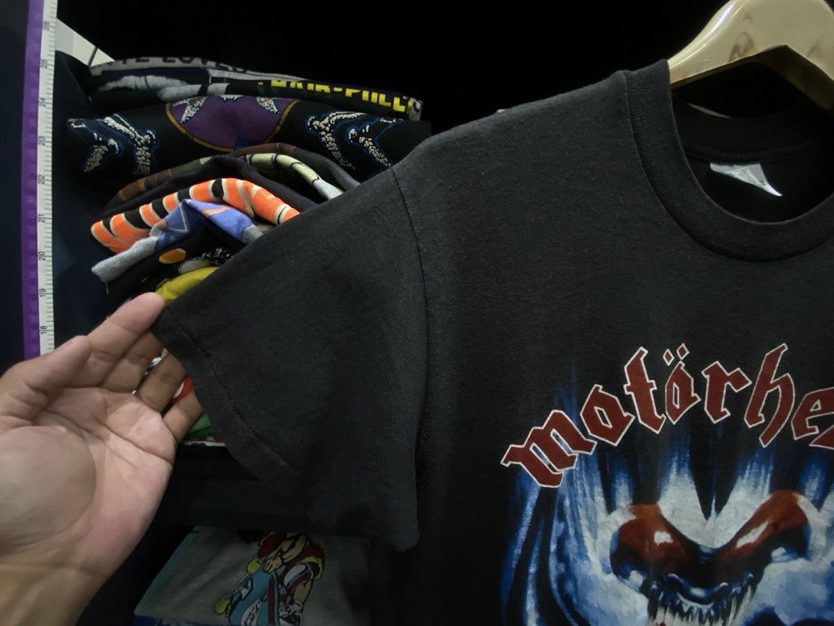 Band Tees Vintage 80s MOTORHEAD Thrash Metal Rock tour Band TShirt Size US L / EU 52-54 / 3 - 7 Thumbnail