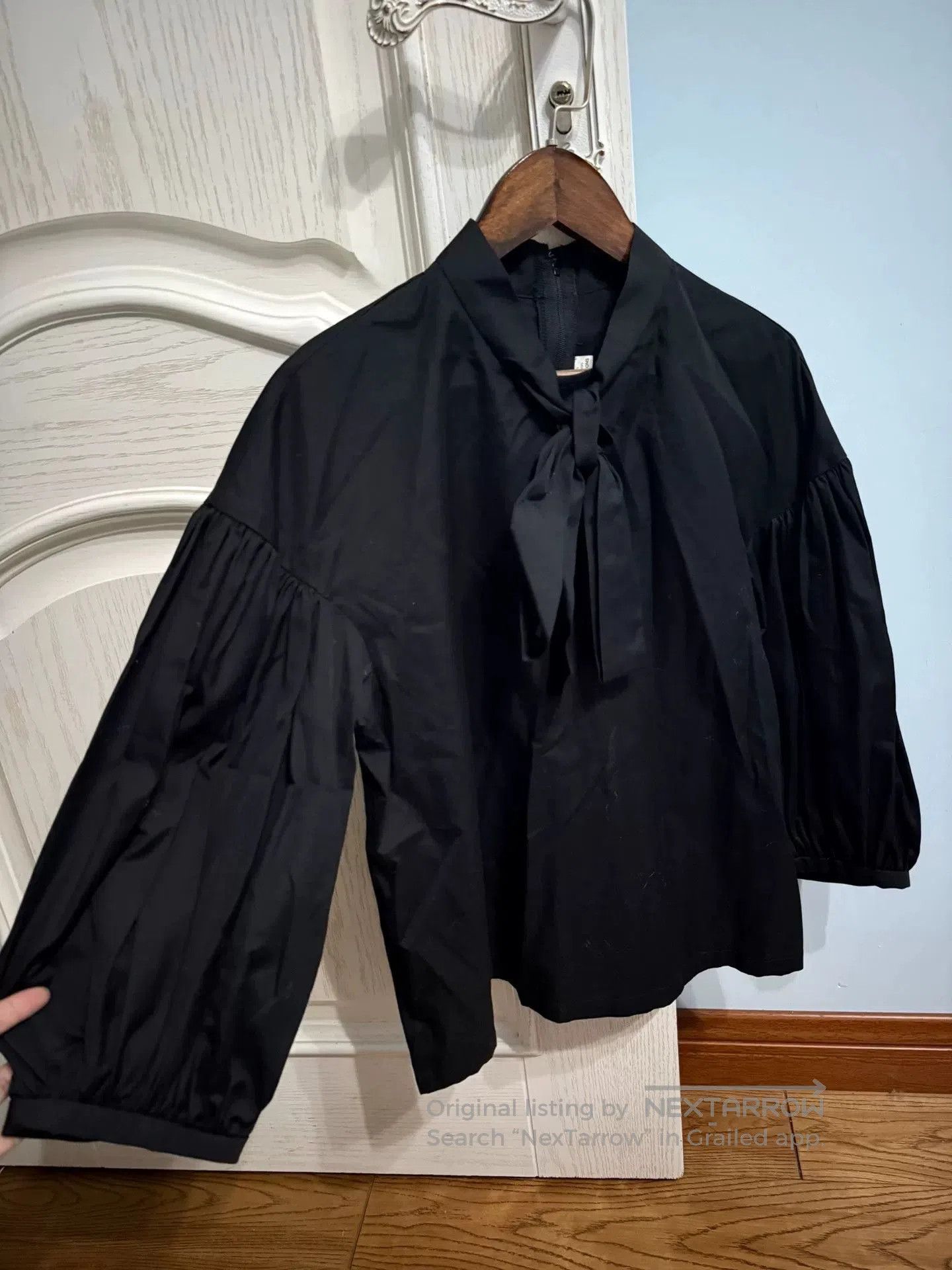 CDG by Comme des Garcons CDG Bow Tie Shirt Top Black. Size M / US 6-8 / IT 42-44 - 5 Thumbnail