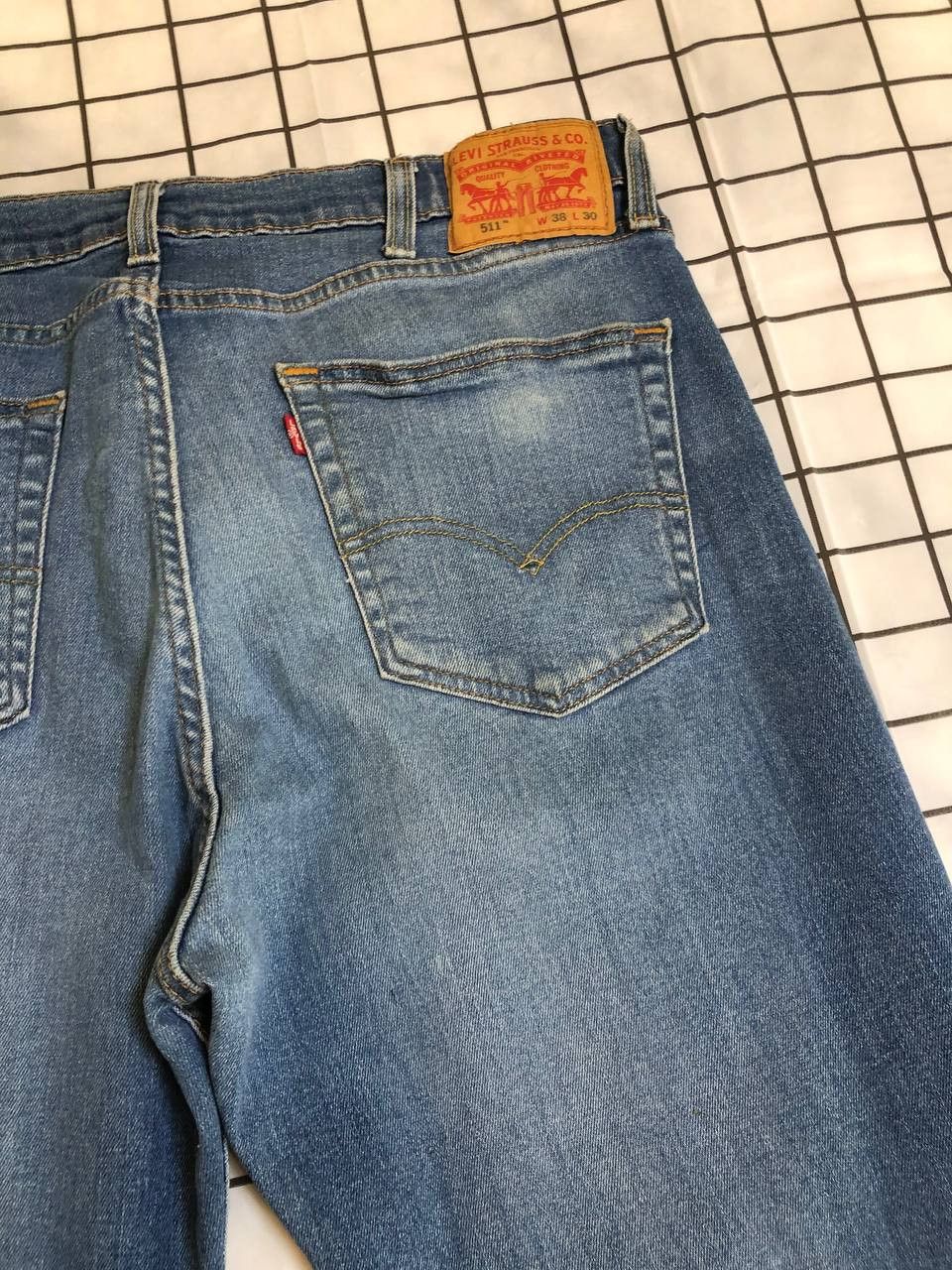 Levi's Levis 511 Relaxed Straight Leg Fit Cotton Denim Jean Size US 38 / EU 54 - 20 Thumbnail