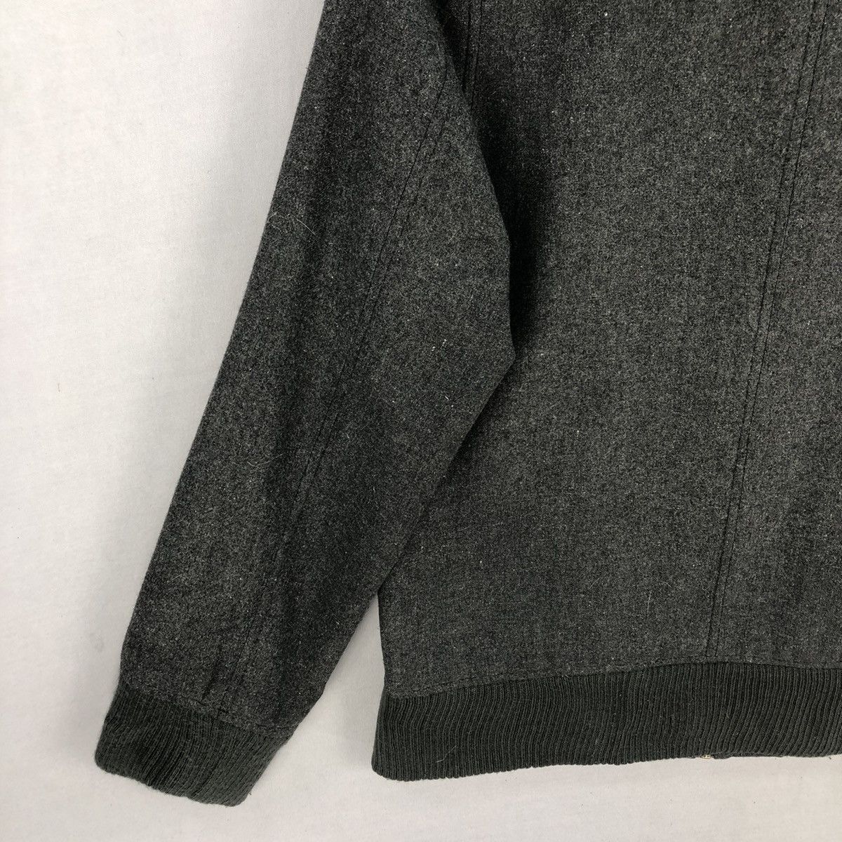Japanese Brand The Emporium High Neck Wool Zipper Jacket Size US XS / EU 42 / 0 - 16 Thumbnail