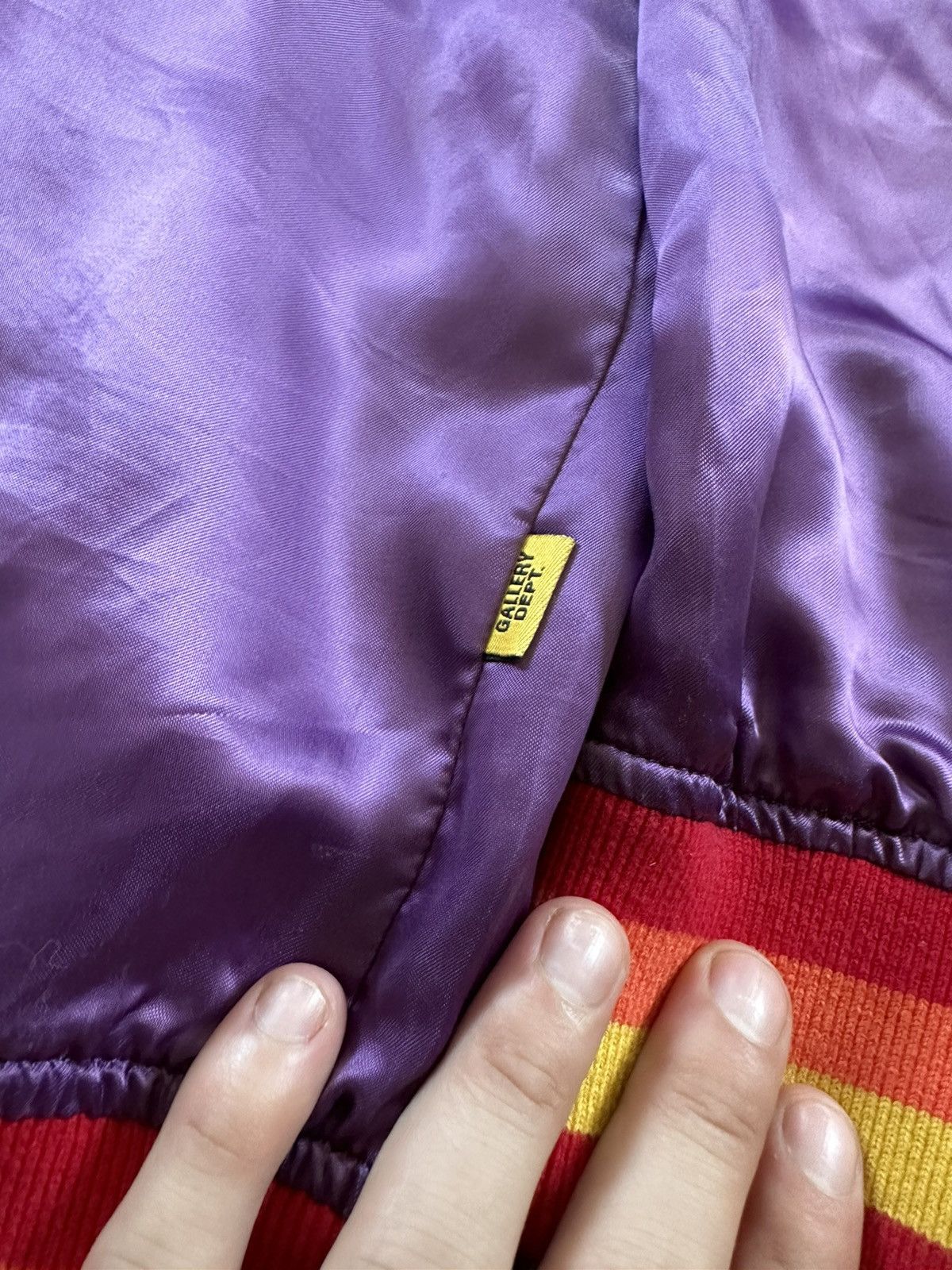 Gallery Dept. Gallery dept. MVP embroidered satin bomber jacket Size US L / EU 52-54 / 3 - 6 Thumbnail
