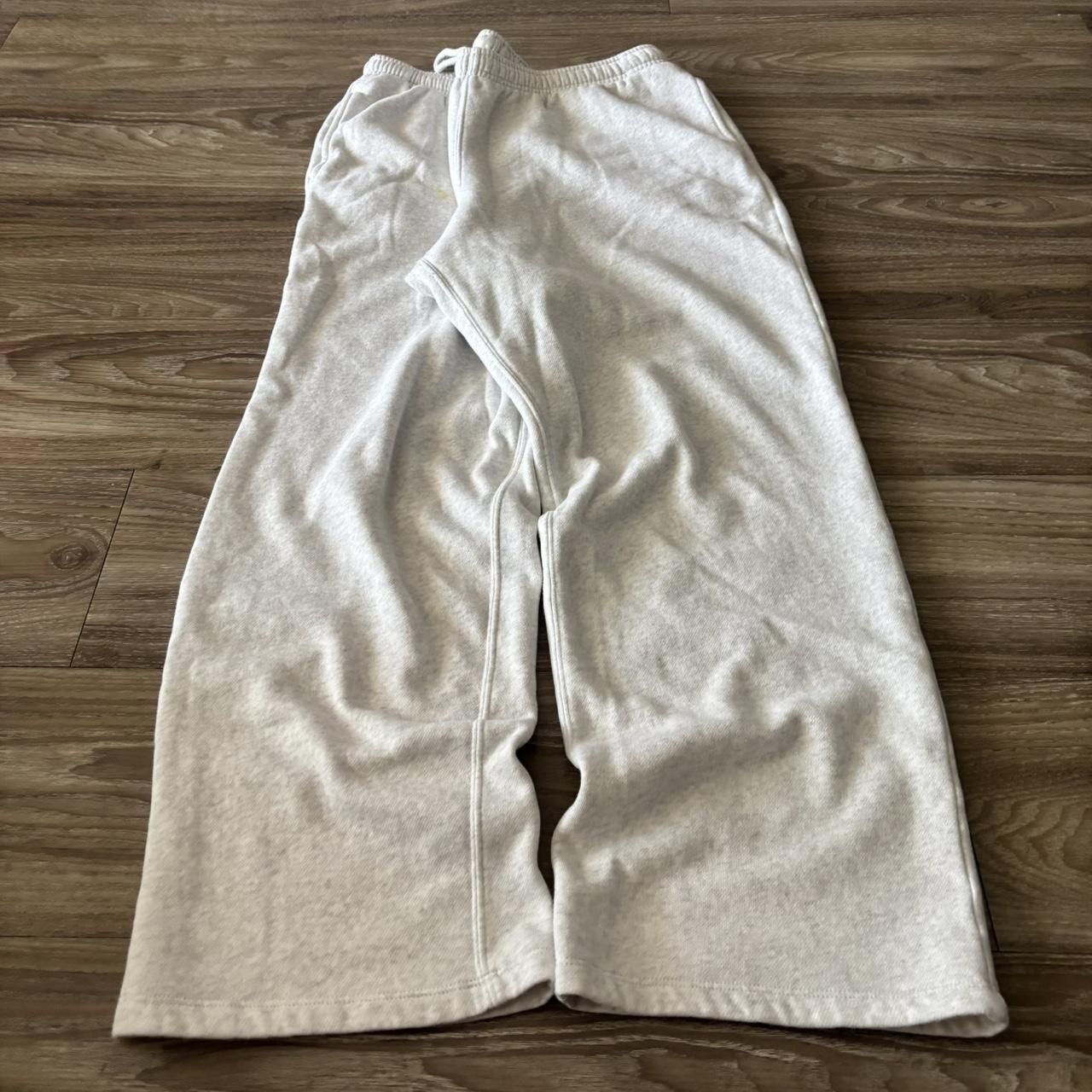 Vintage Crazy Vintage Y2K/2000s Baggy Light Grey Streetwear Casual Essential Sweatpants! Fits L Size US 34 / EU 50 - 3 Thumbnail
