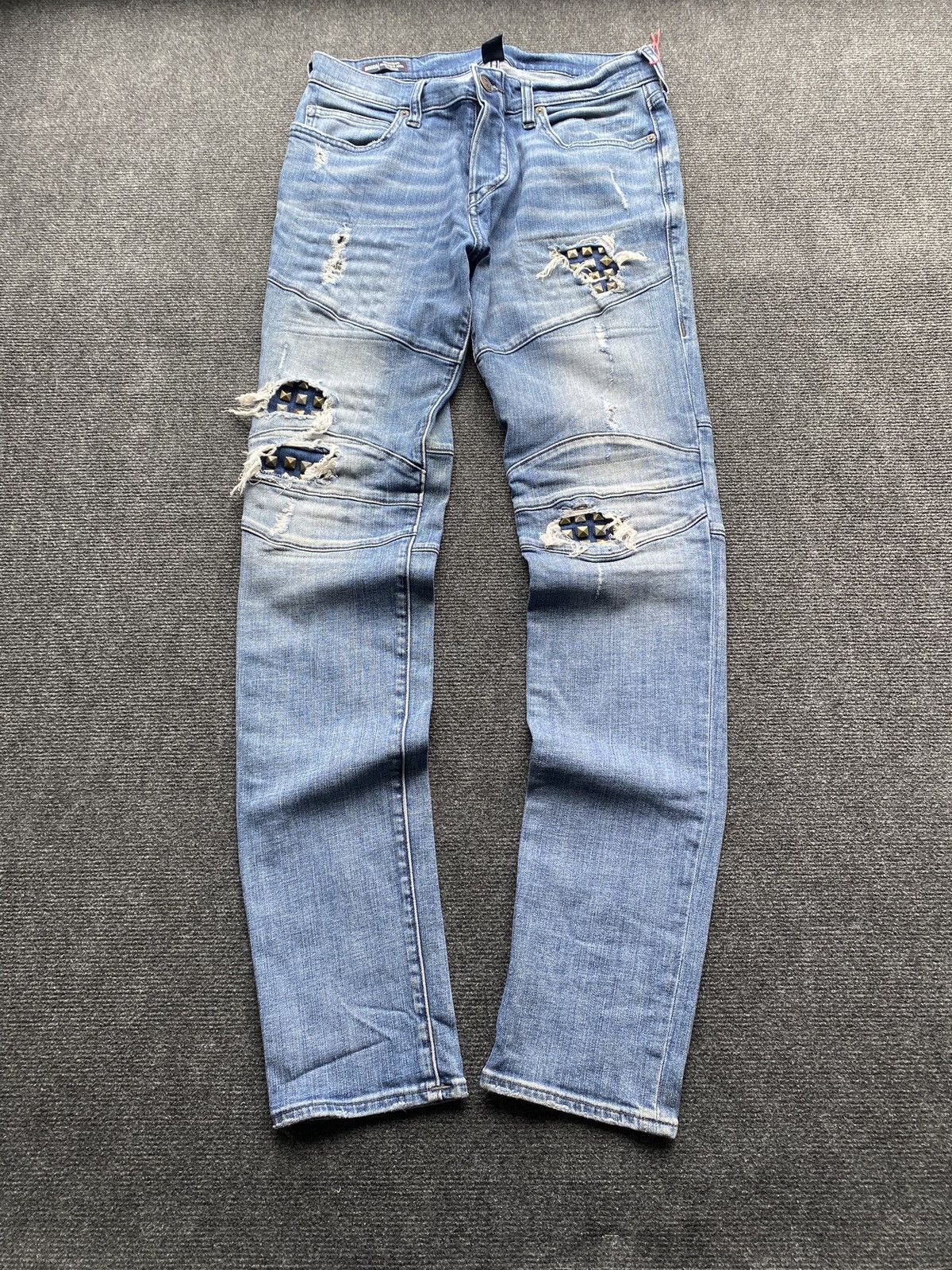True Religion 🔥Opium Punk True Religion Rocco Relaxed Skinny distressed 30 Size US 30 / EU 46 - 22 Thumbnail