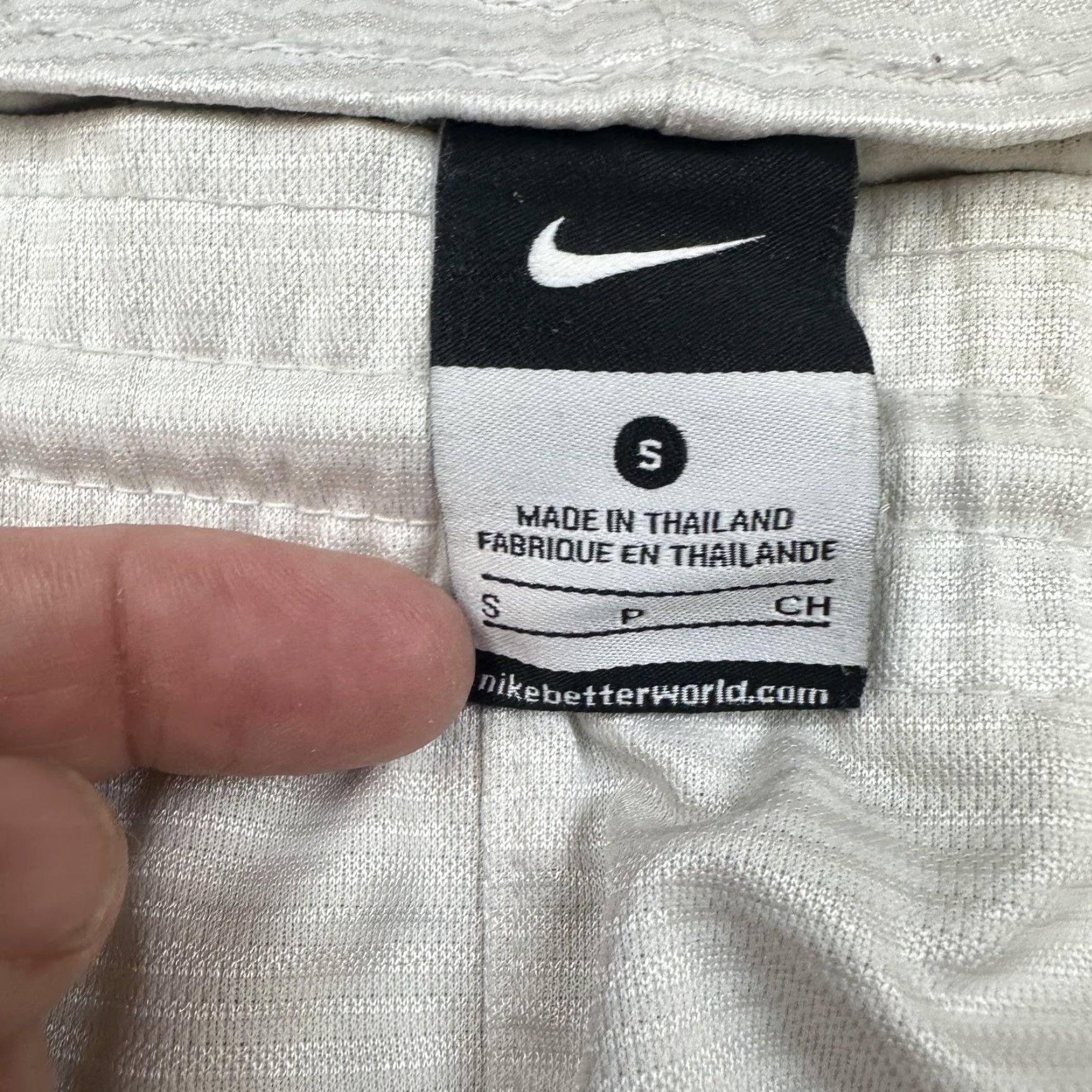 Nike Nike Athletic Shorts Mens Small White Performance Training Pockets Swoosh Logo Size US 29 - 3 Thumbnail