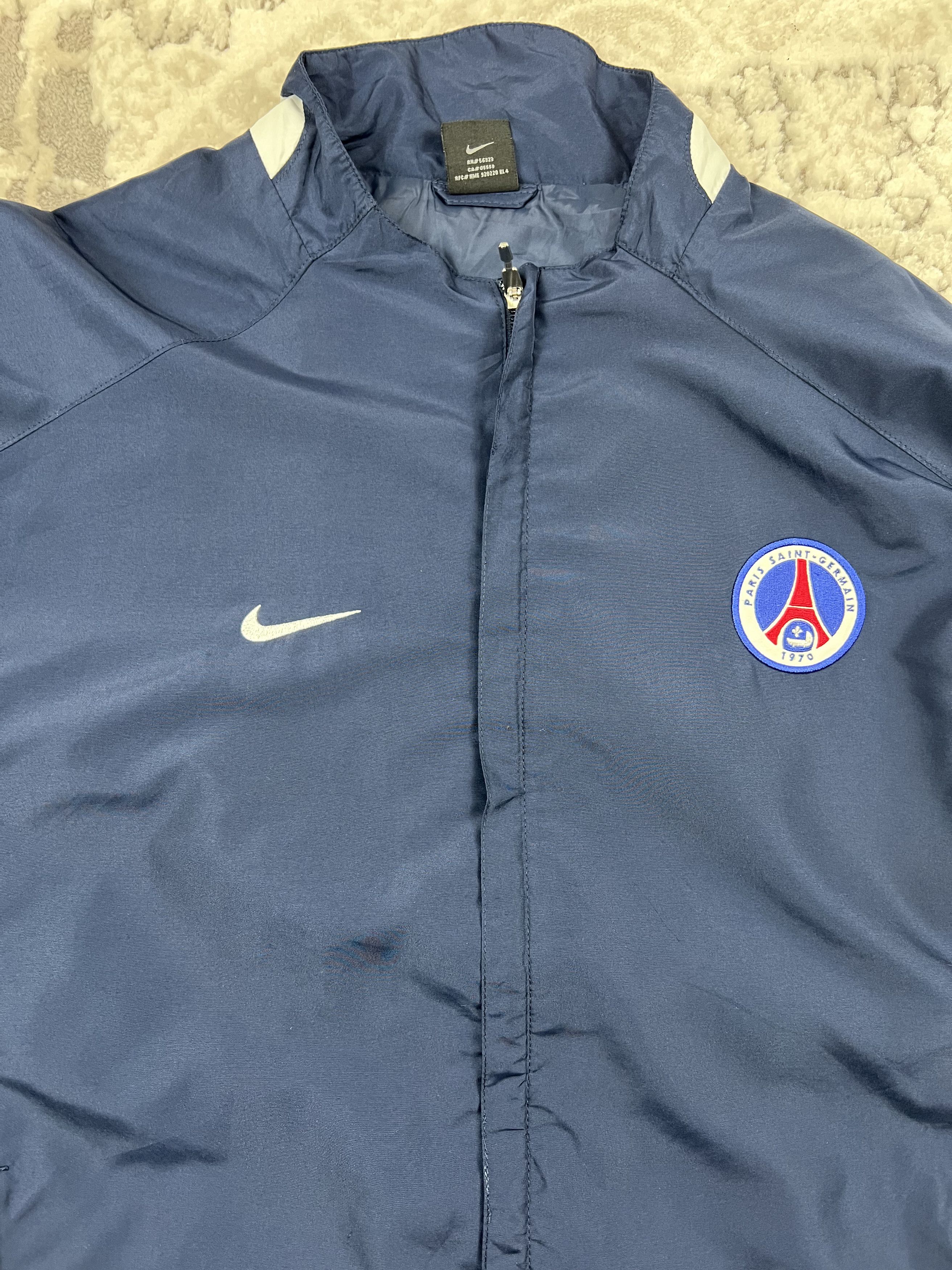 Nike × Vintage Vintage Nike x PSG Windbreaker Jacket Y2K XL Size US XL / EU 56 / 4 - 7 Thumbnail