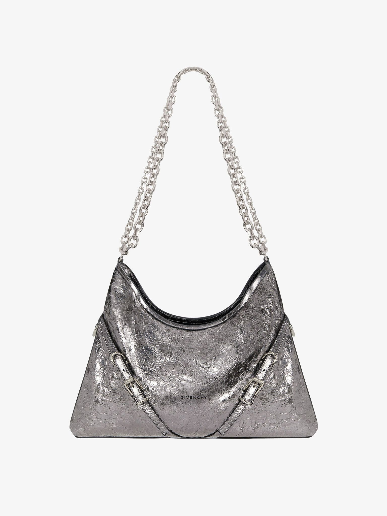 Givenchy o1w1db10325 Size: OS/Voyou Chaing Bag in Silver/Grey Size ONE SIZE - 1 Thumbnail