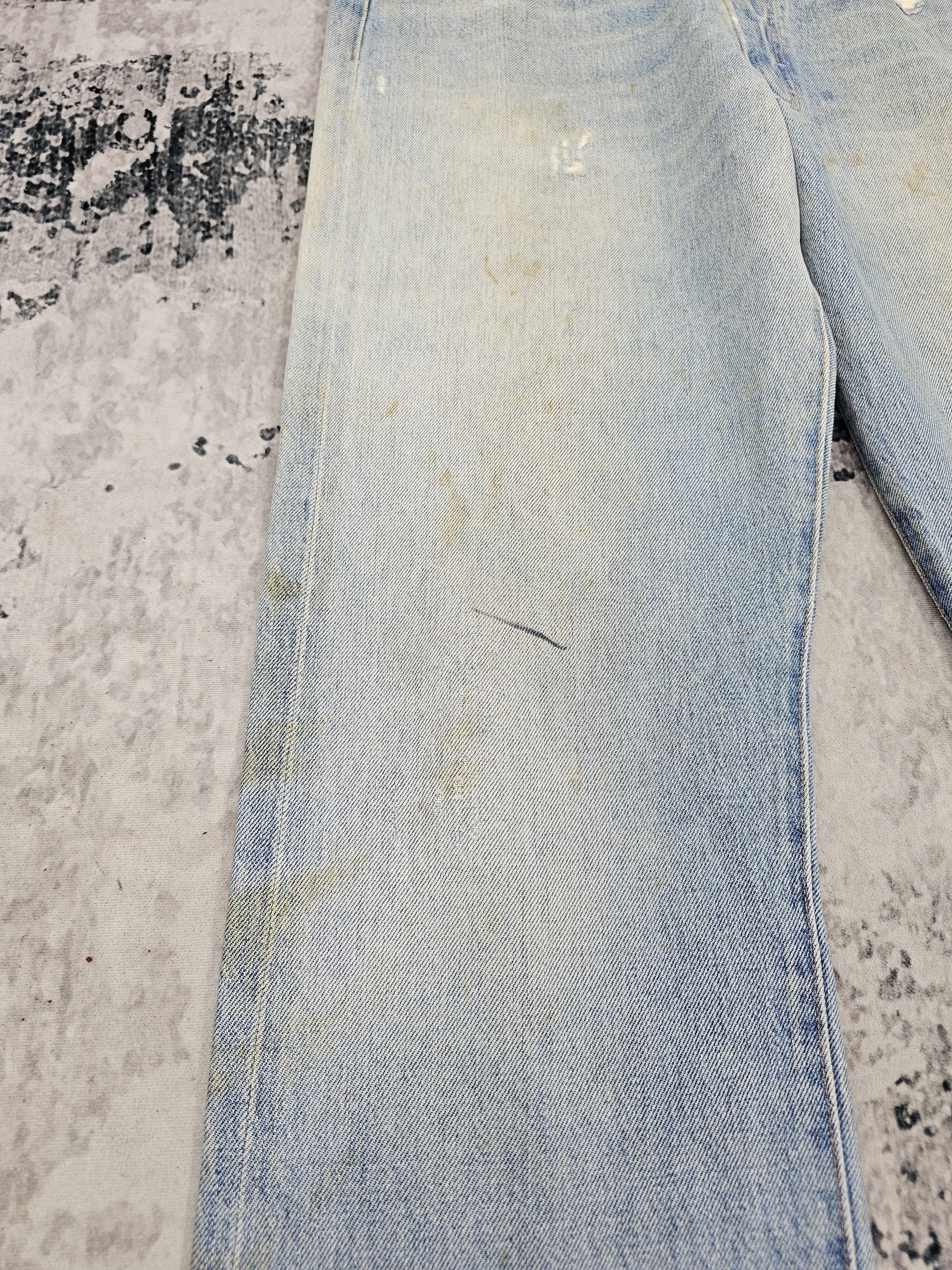 Levi's Vintage Clothing Vtg LEVIS 501 Redline Ripped Rusty Repro Jeans L0442 Size US 33 - 7 Thumbnail