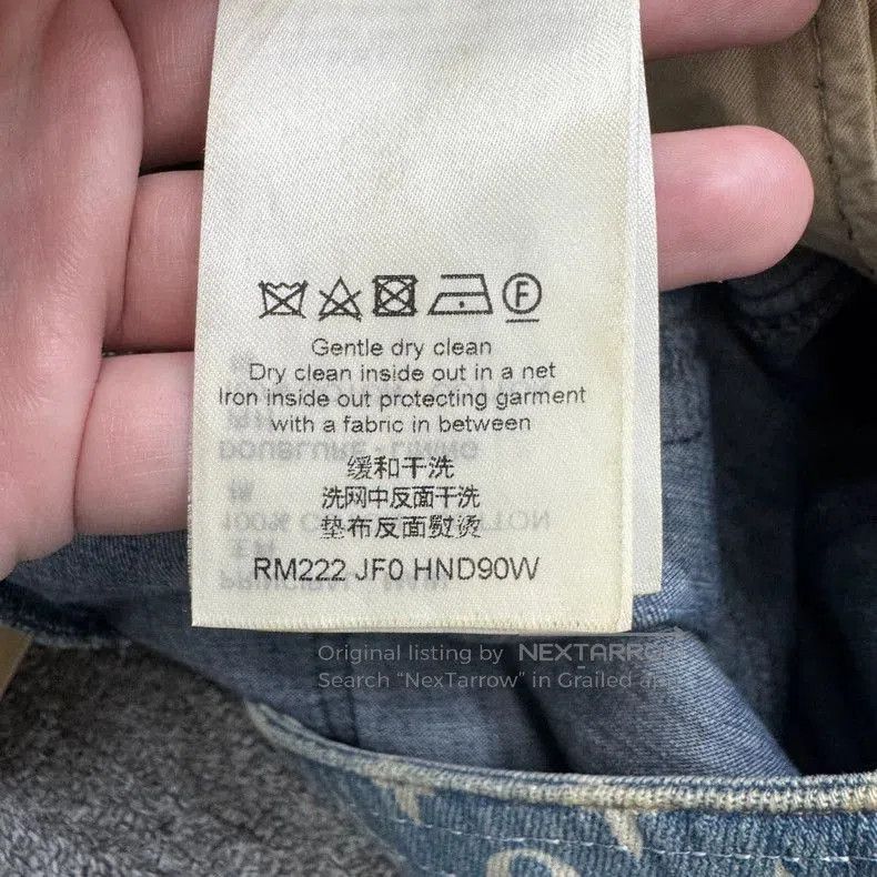 Louis Vuitton Louis Vuitton Floral Distressed Denim Pants. Size US 31 - 5 Thumbnail
