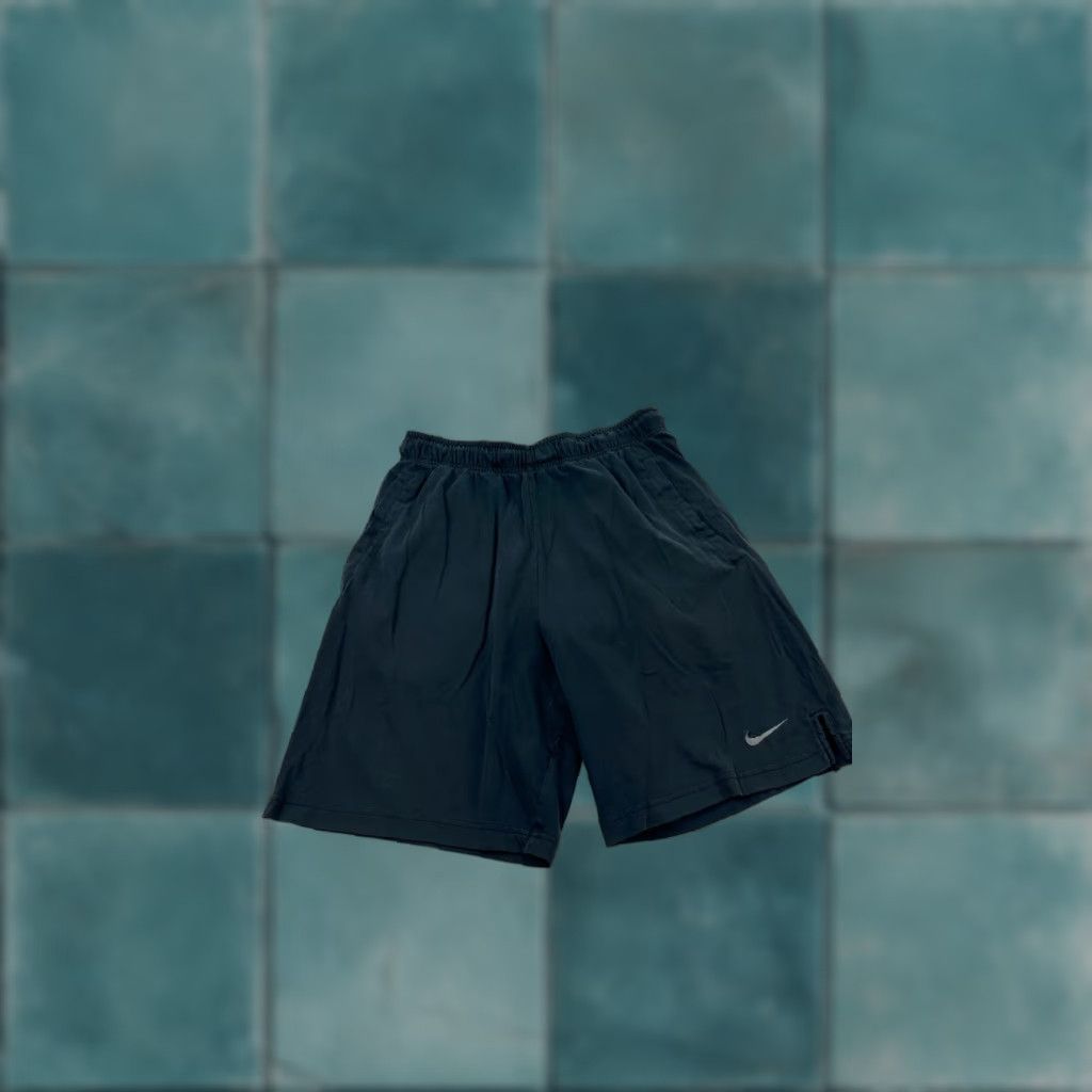 Nike Nike Dri-Fit Shorts Men's Black Cotton Athletic Activewear S 8.5" Inseam Elastic Waist Running Size US 29 - 1 Thumbnail