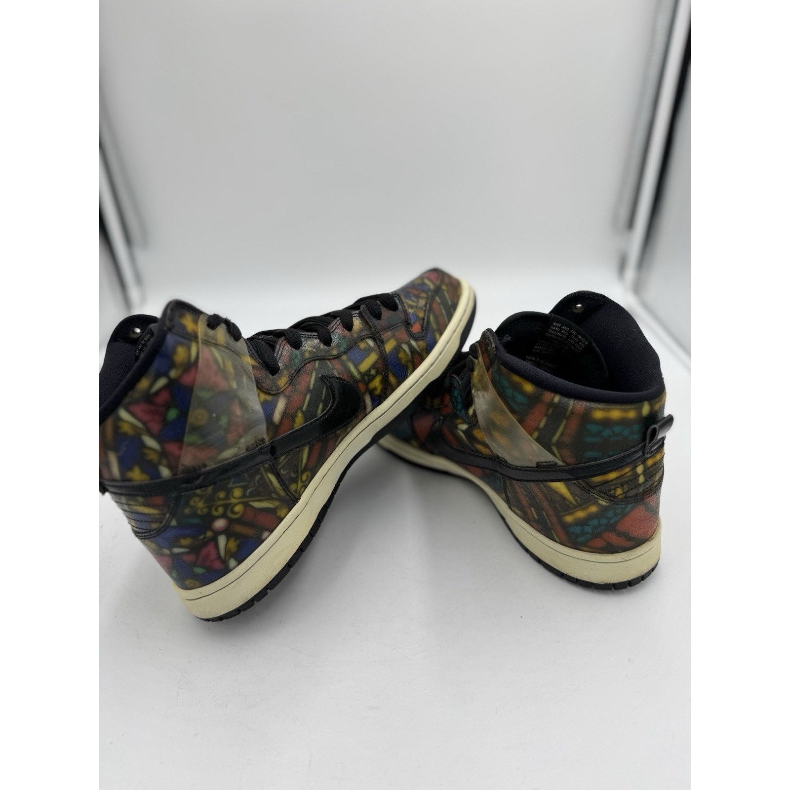 Nike Size 11 - Nike Concepts x SB Dunk High Stained Glass bs904 Size US 11 / EU 44 - 4 Thumbnail