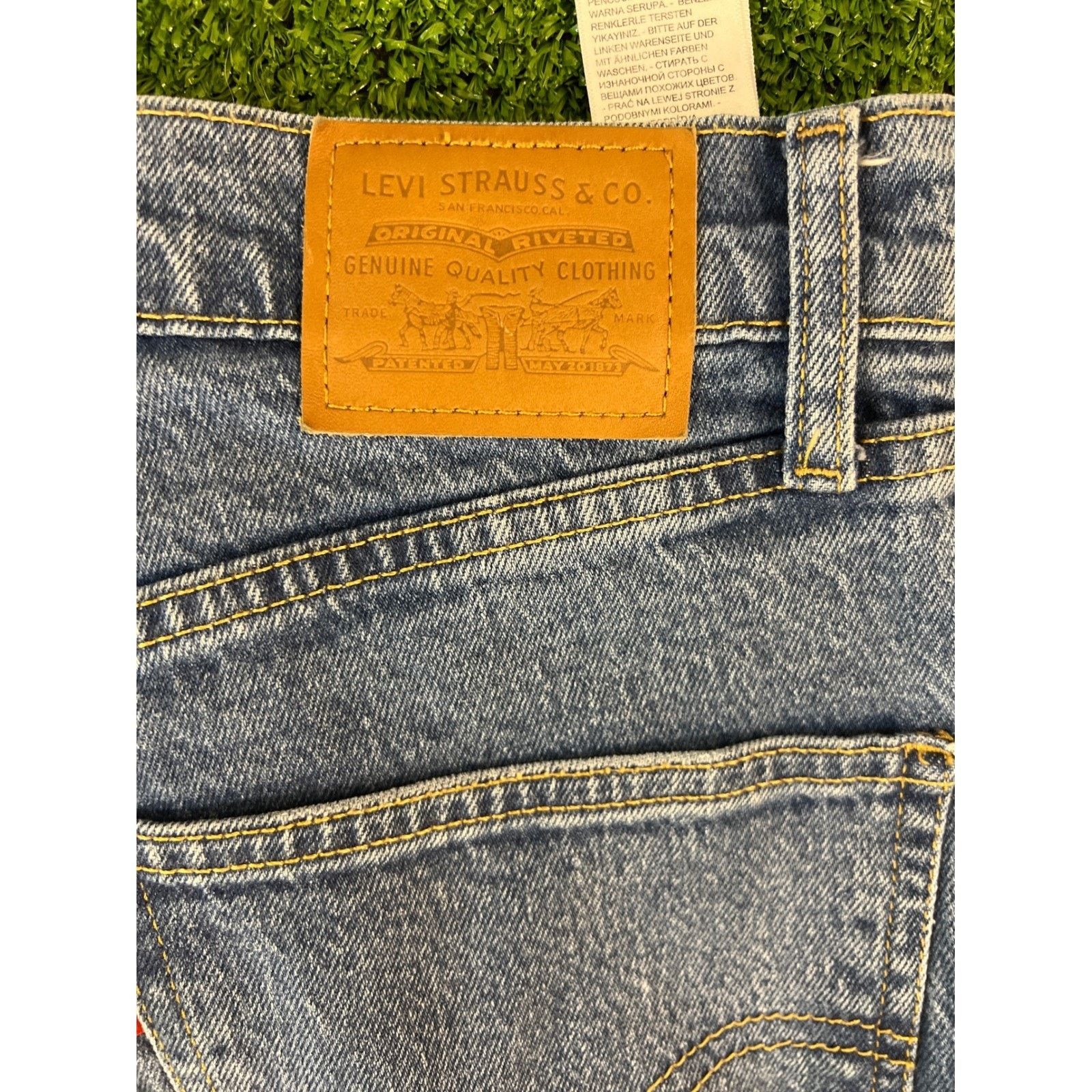 Levi's Levis Women 70s High Flare Jeans Wide Leg Denim Retro 29 Size 29" - 7 Thumbnail