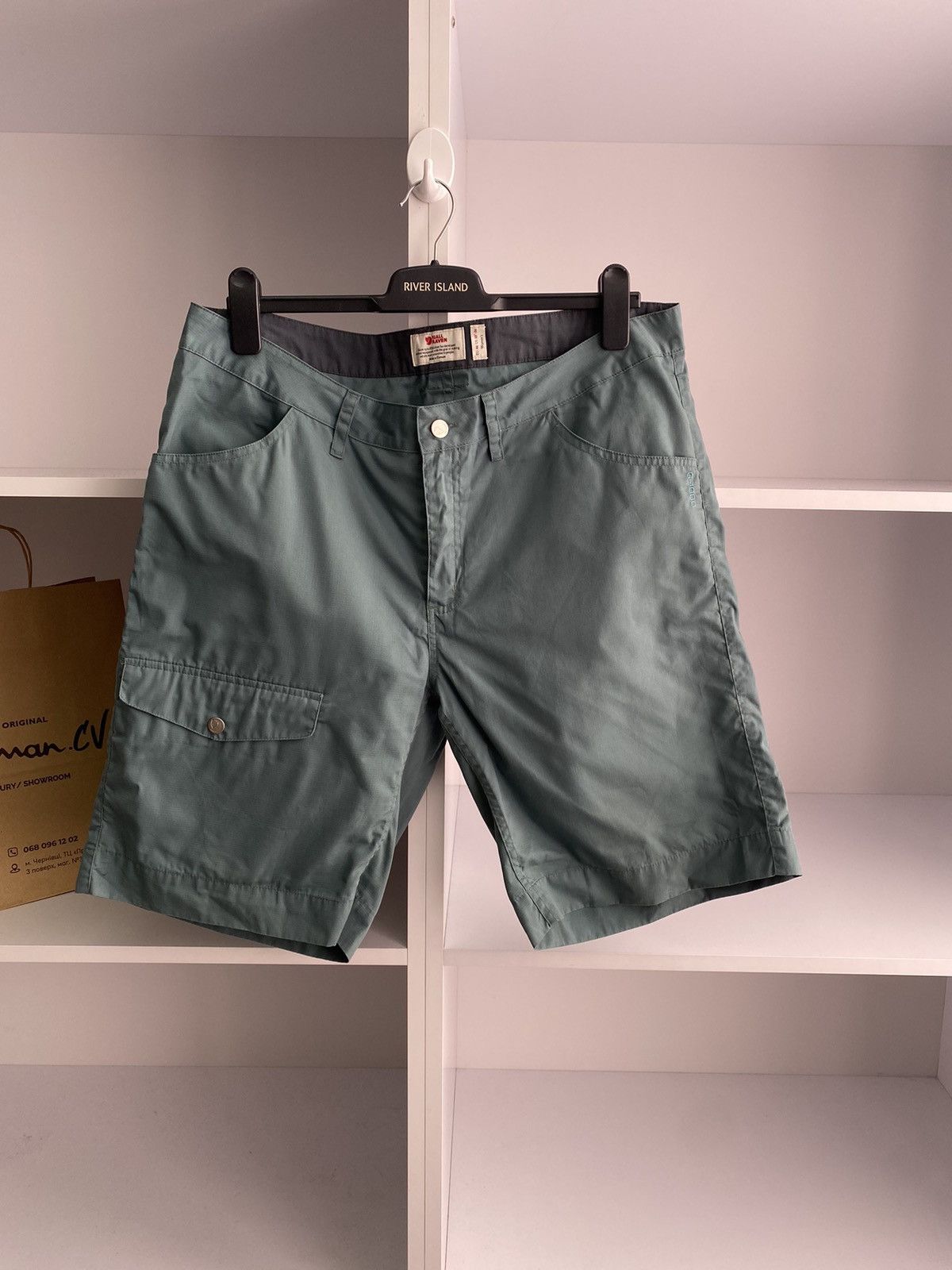 Fjallraven × Vintage Vintage Fjallraven G-1000 outdoor shorts Size US 35 - 3 Thumbnail